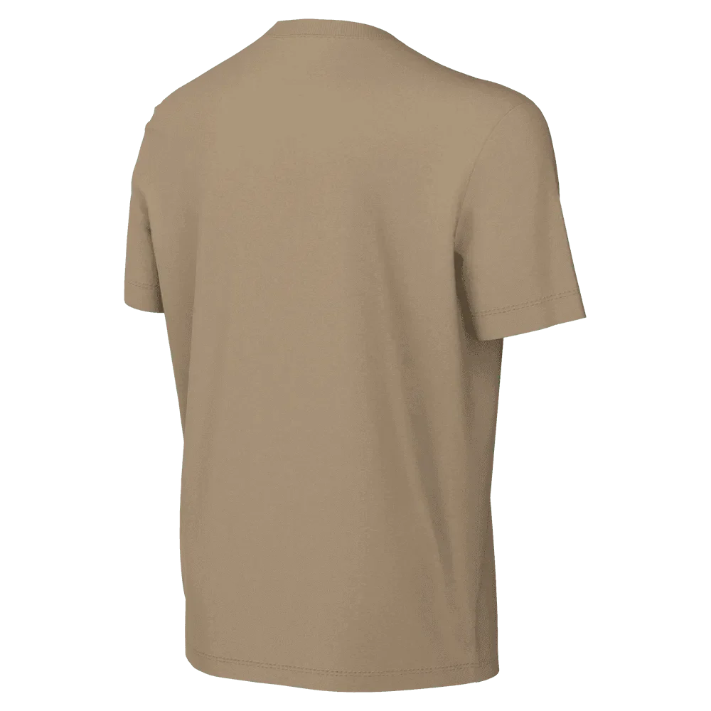 Nike 2023 FC Barcelona Youth Swoosh Tee - Beige-Blue - Image 2