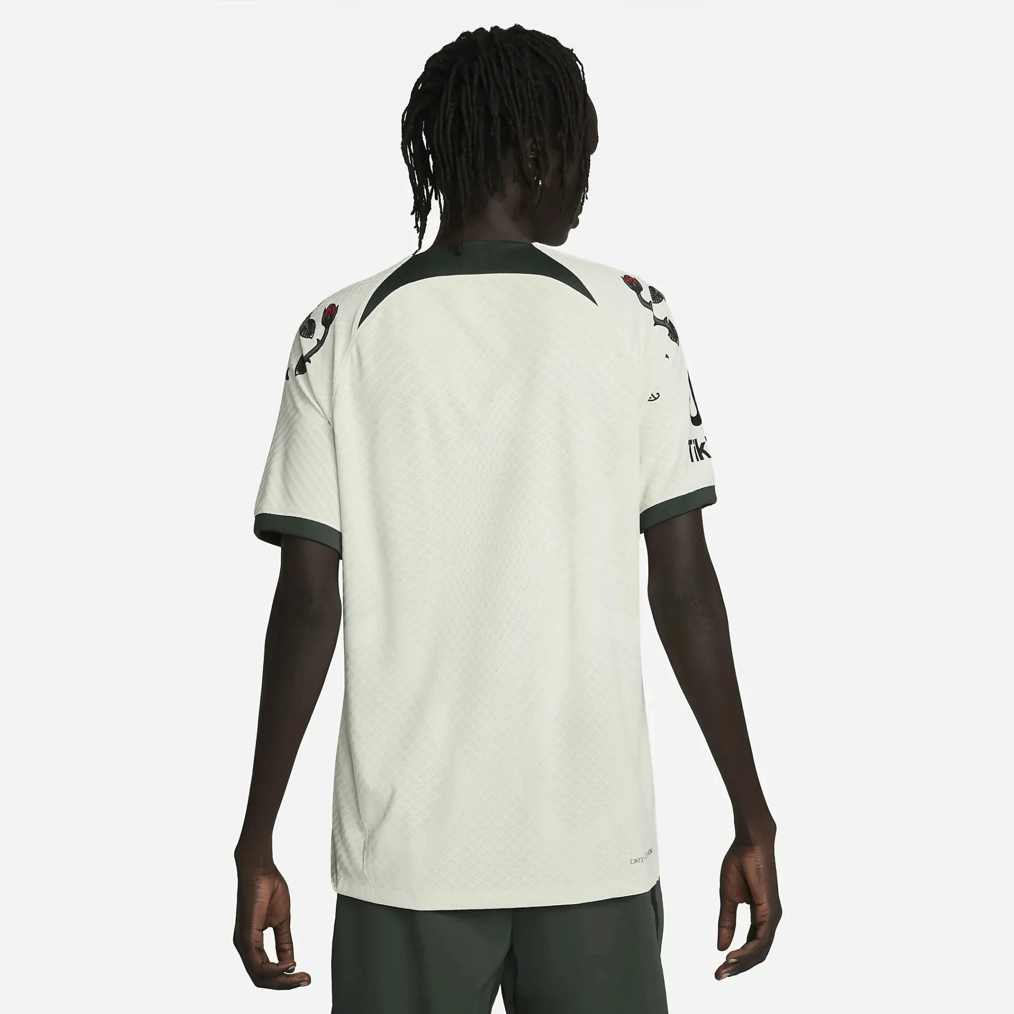 Nike 2023 Portland  Thorns Authentic Away Jersey - Light Bone-Pro Green-Black - Image 2