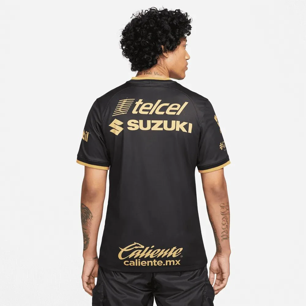Nike 2023 Pumas Third Jersey - Black-Gold - Image 2