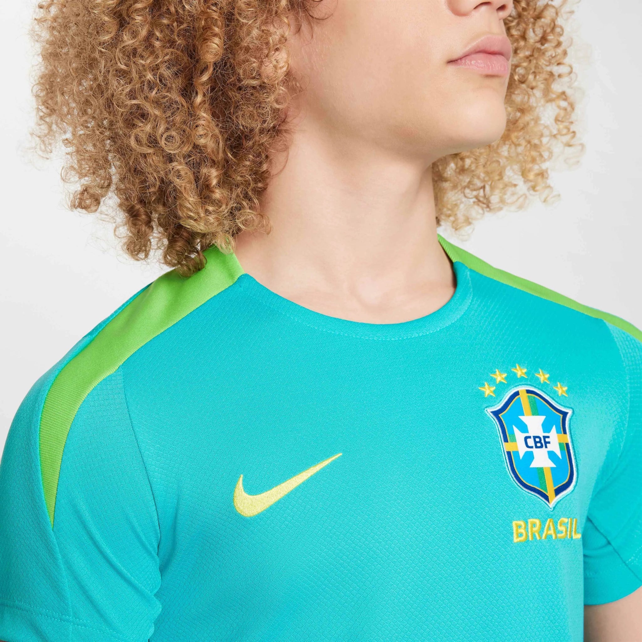 Nike 2024-25 Brazil Youth Dri-Fit Strike Top - Image 5