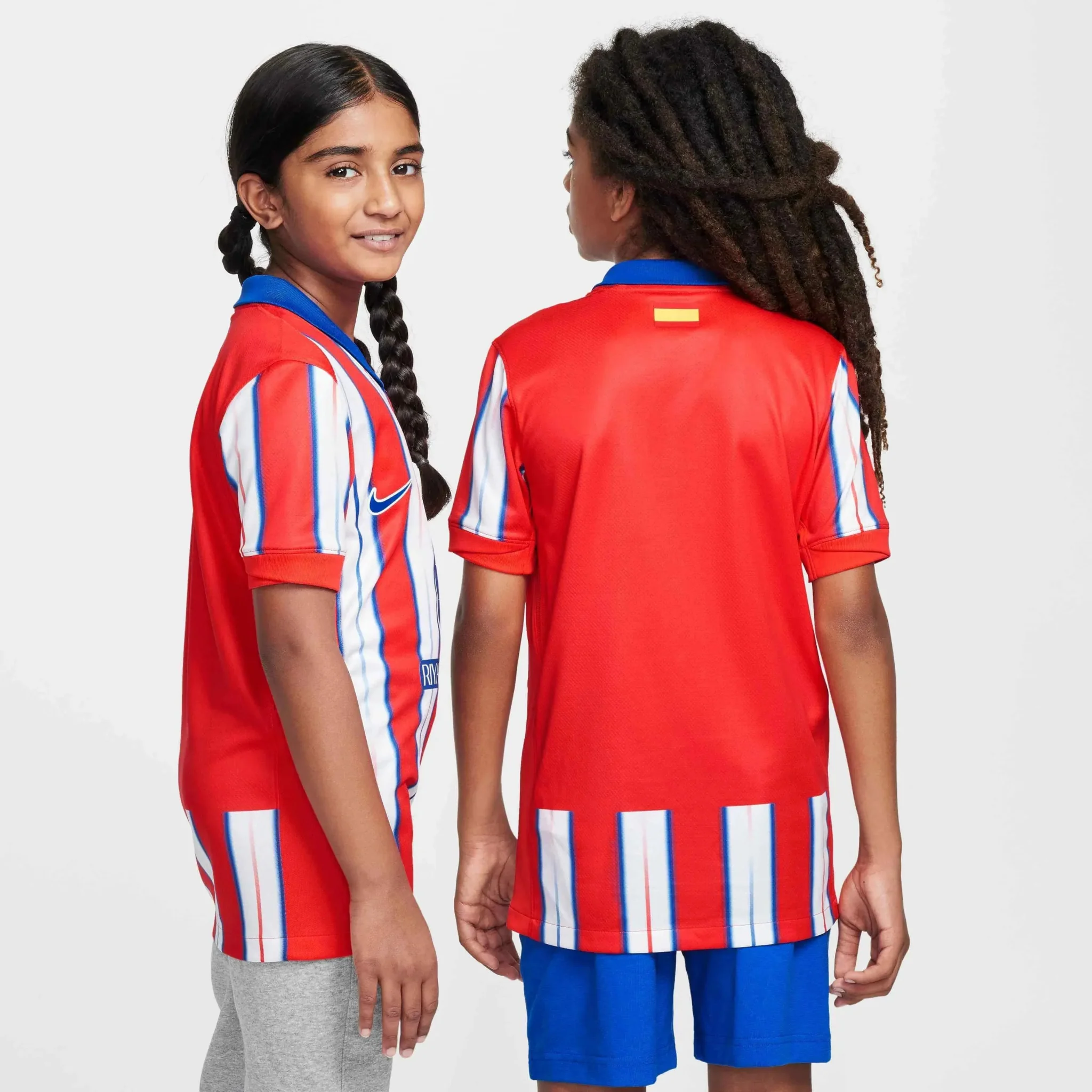 Nike 2024-25 Atletico Madrid Youth Stadium Home Jersey - Image 4