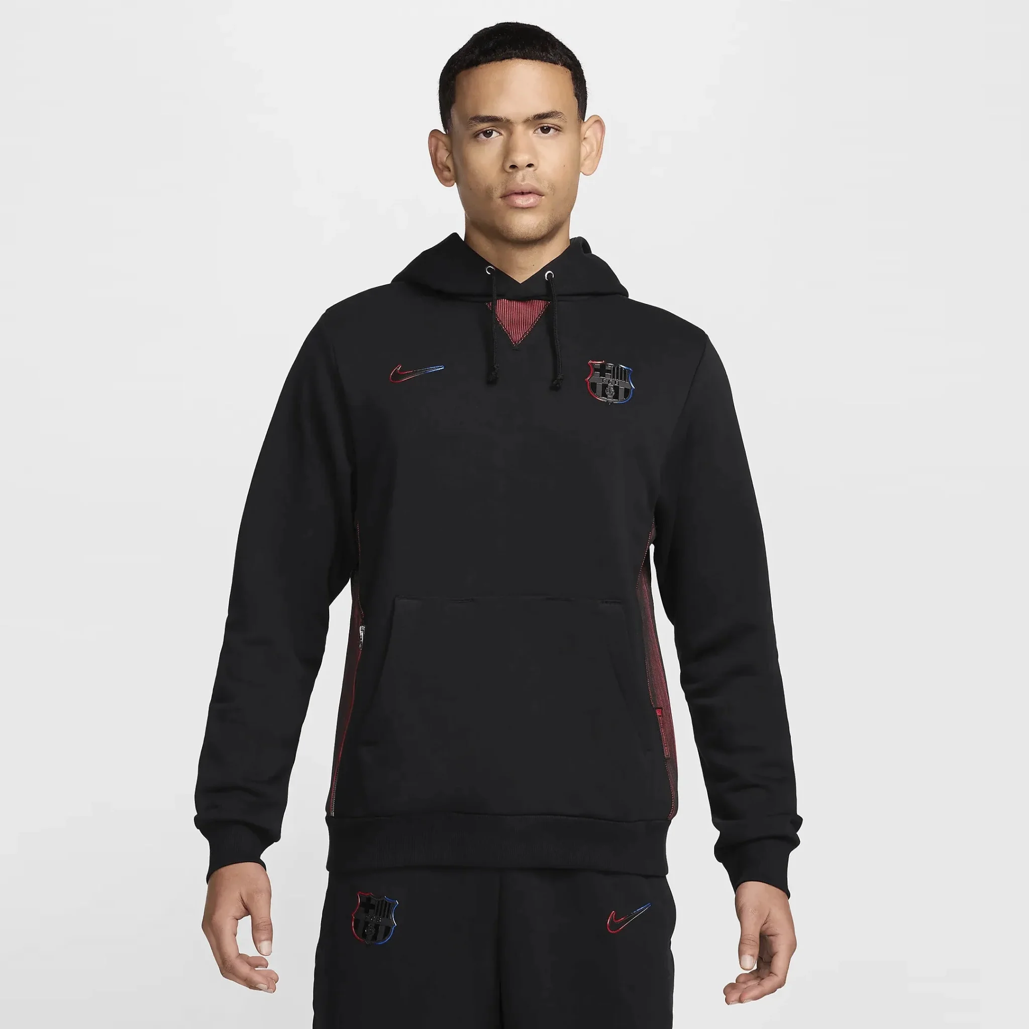 Nike 2024-25 Barcelona Men's Dri-FIT Pullover Hoodie