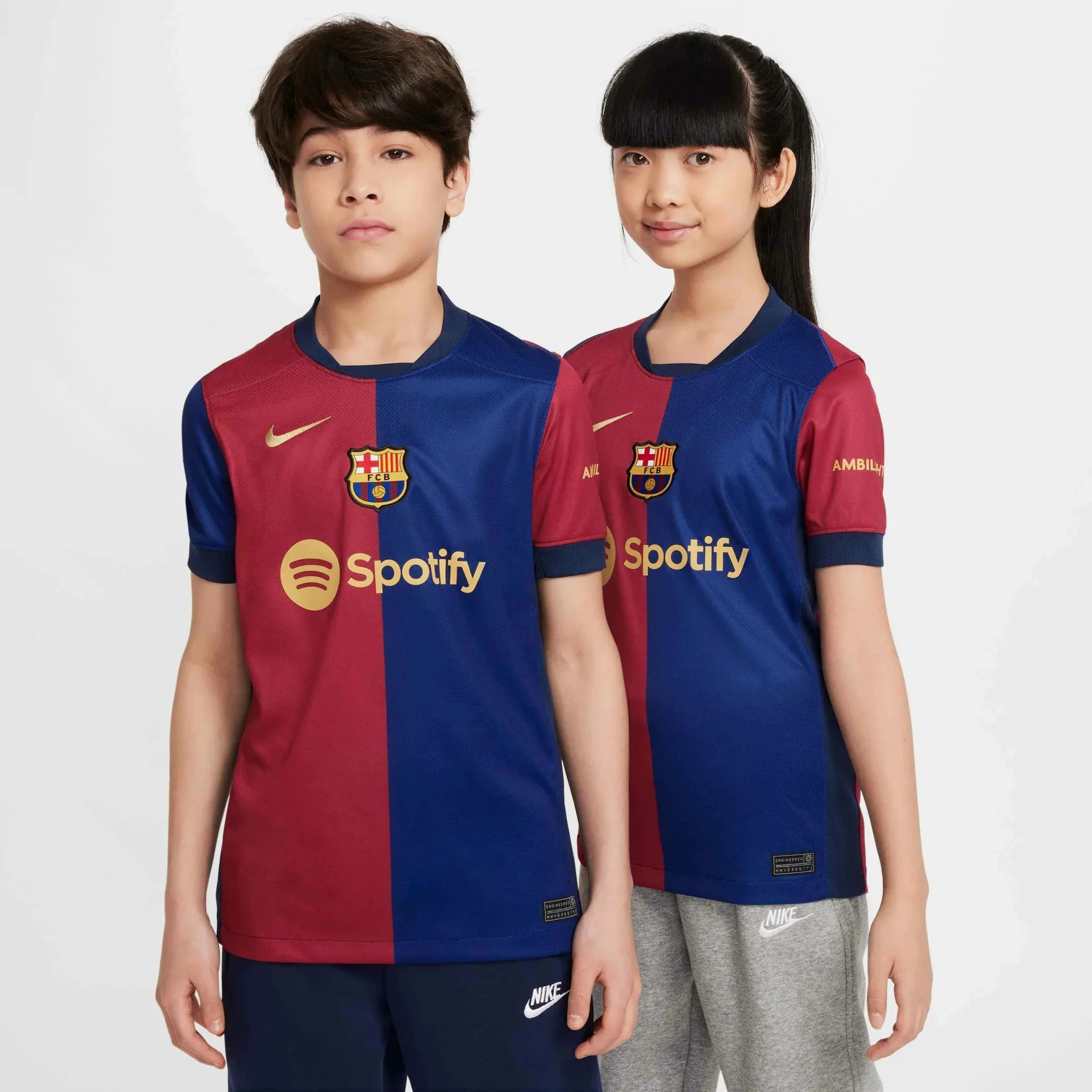 Nike 2024-25 Barcelona Youth Stadium Home Jersey - Image 2