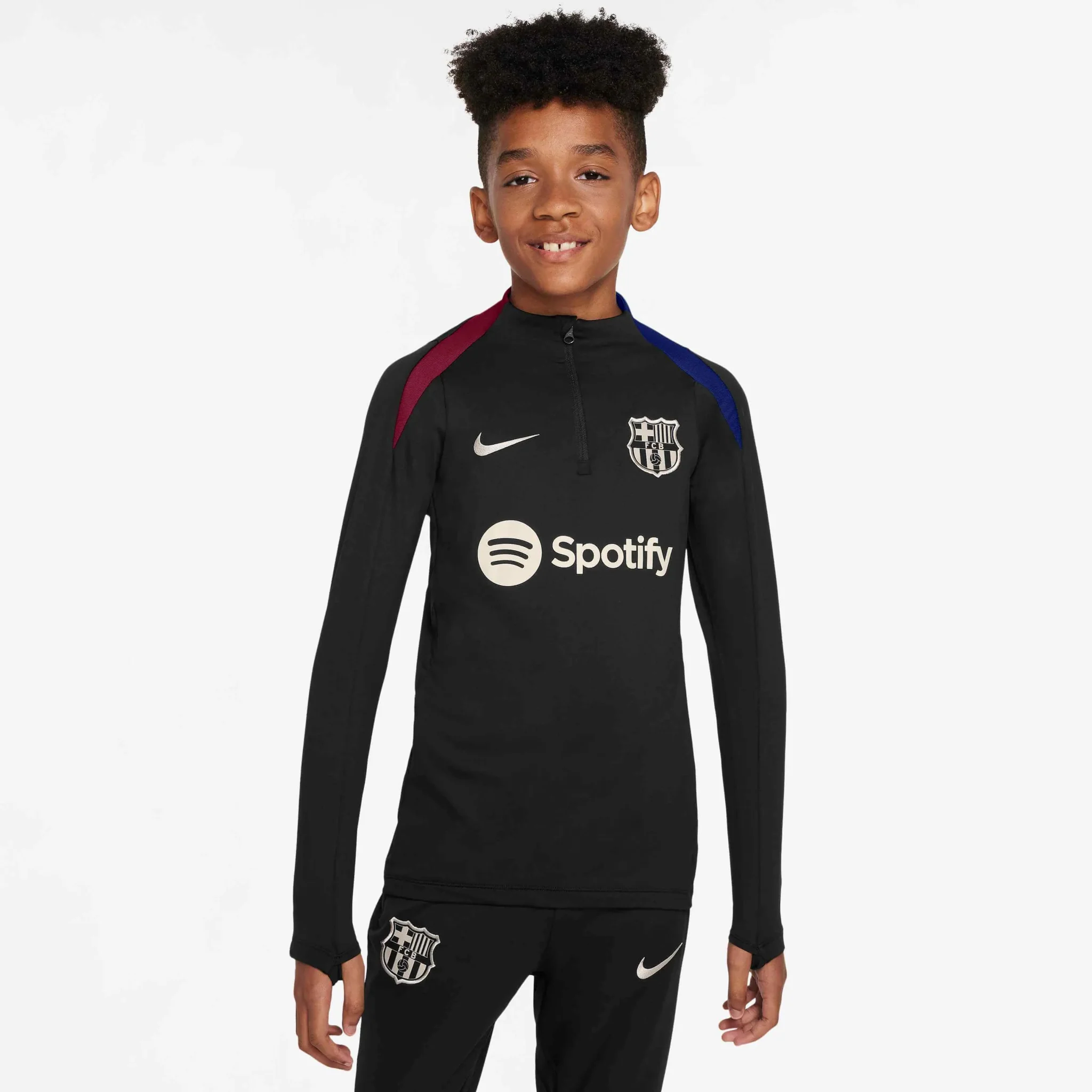 Nike 2024-25 Barcelona Youth Strike Drill Top