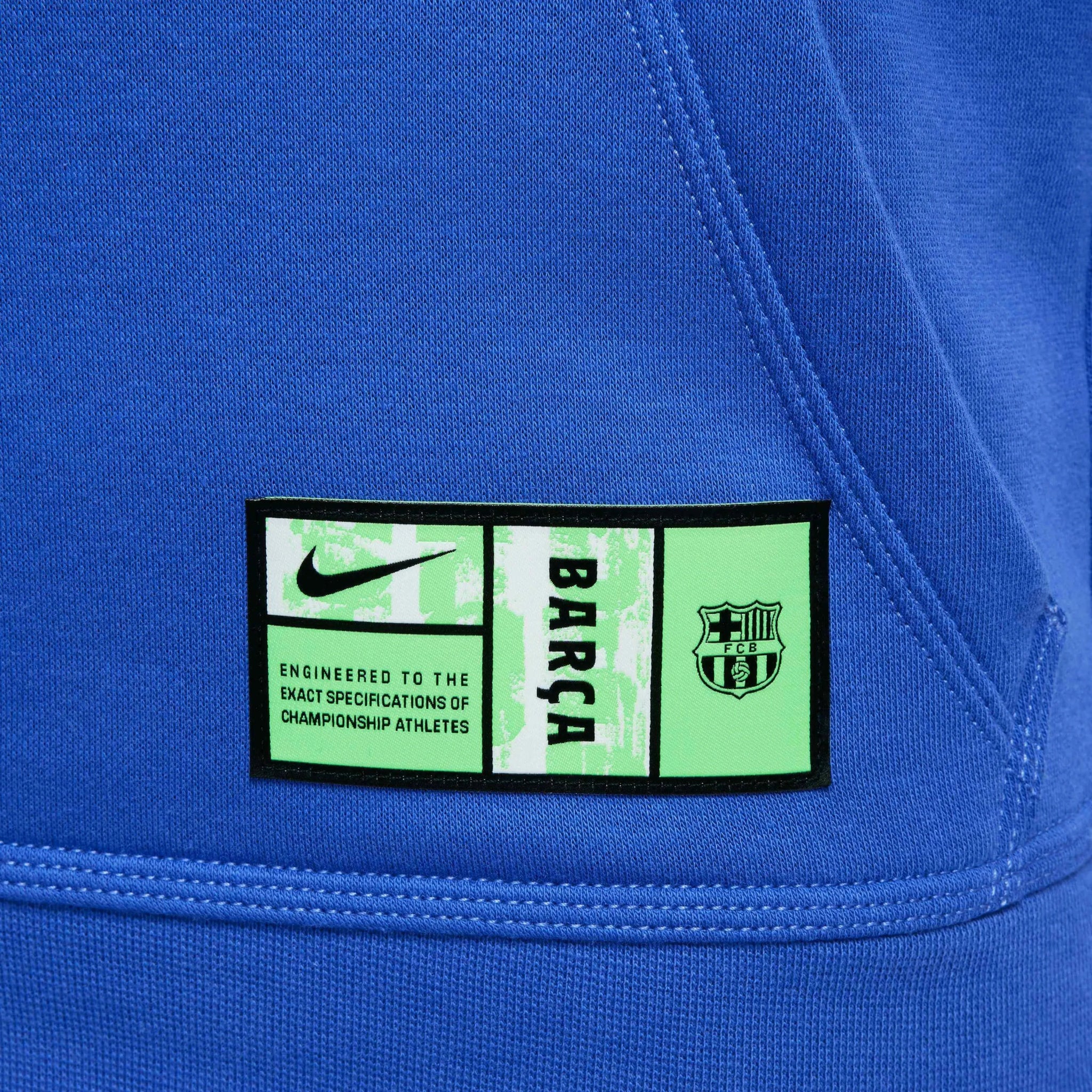 Nike 2024-25 Barcelona Youth Third Pullover Hoodie - Image 8