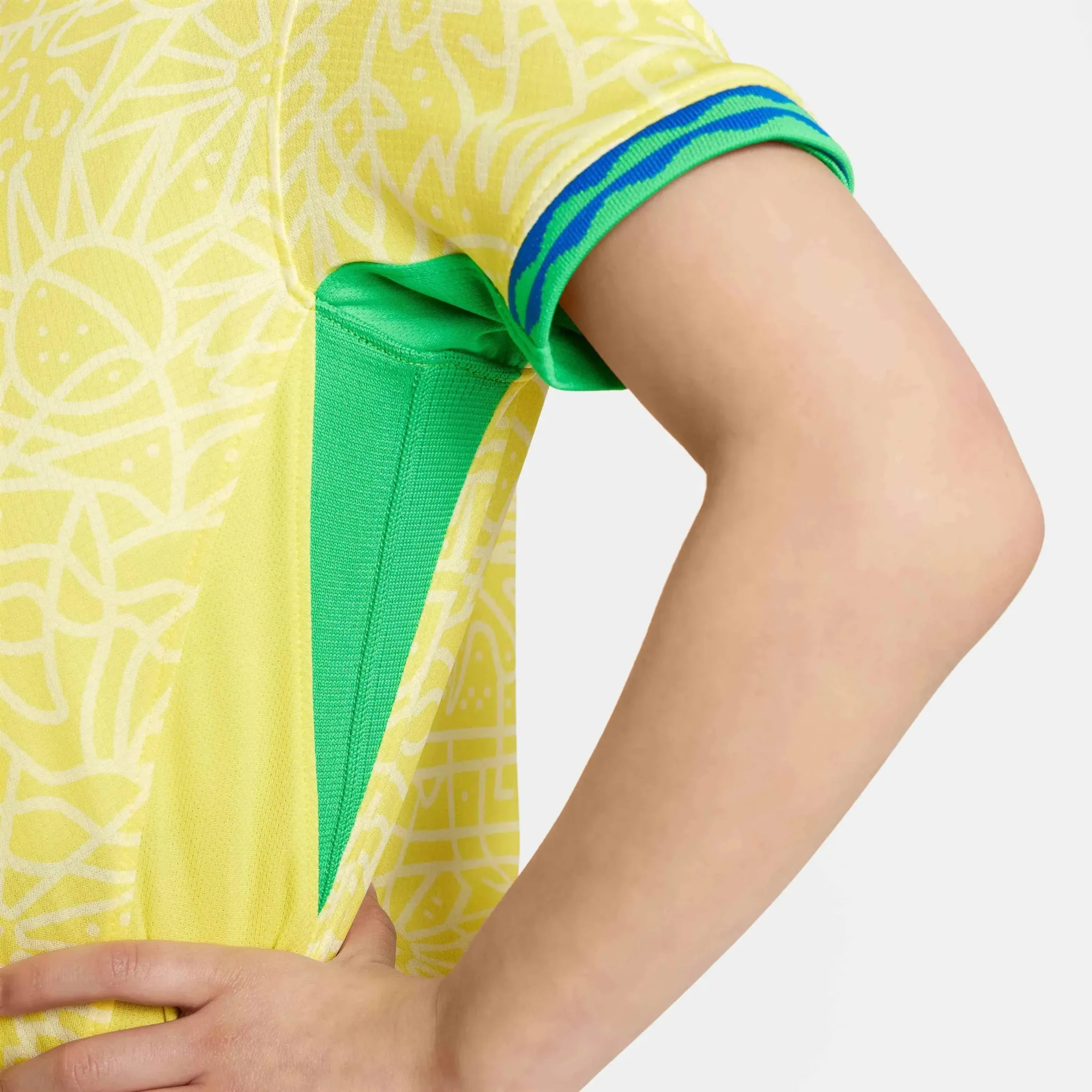 Nike 2024-25 Brazil Little Kids' Stadium Home Jersey - Image 5