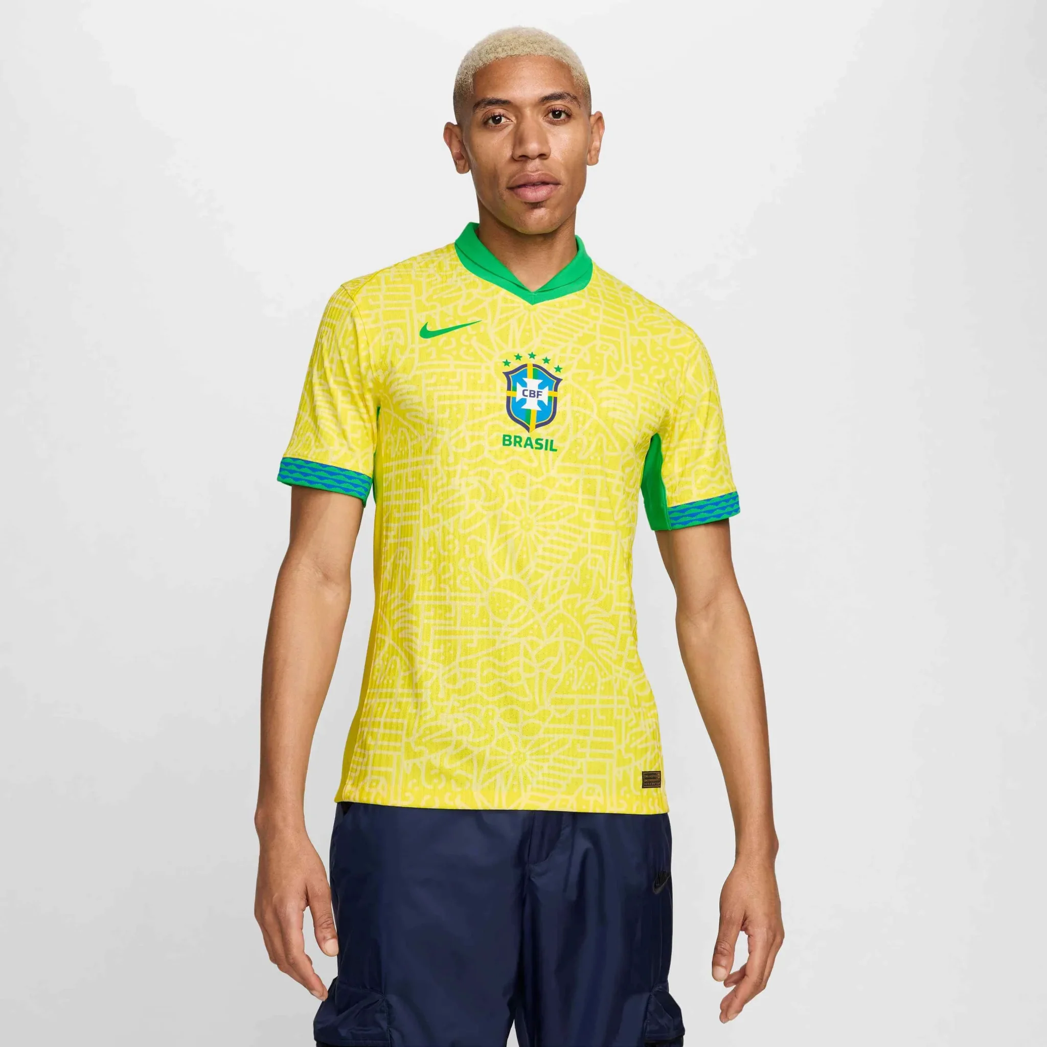 Nike 2024-25 Brazil Men's Authentic Home Jersey