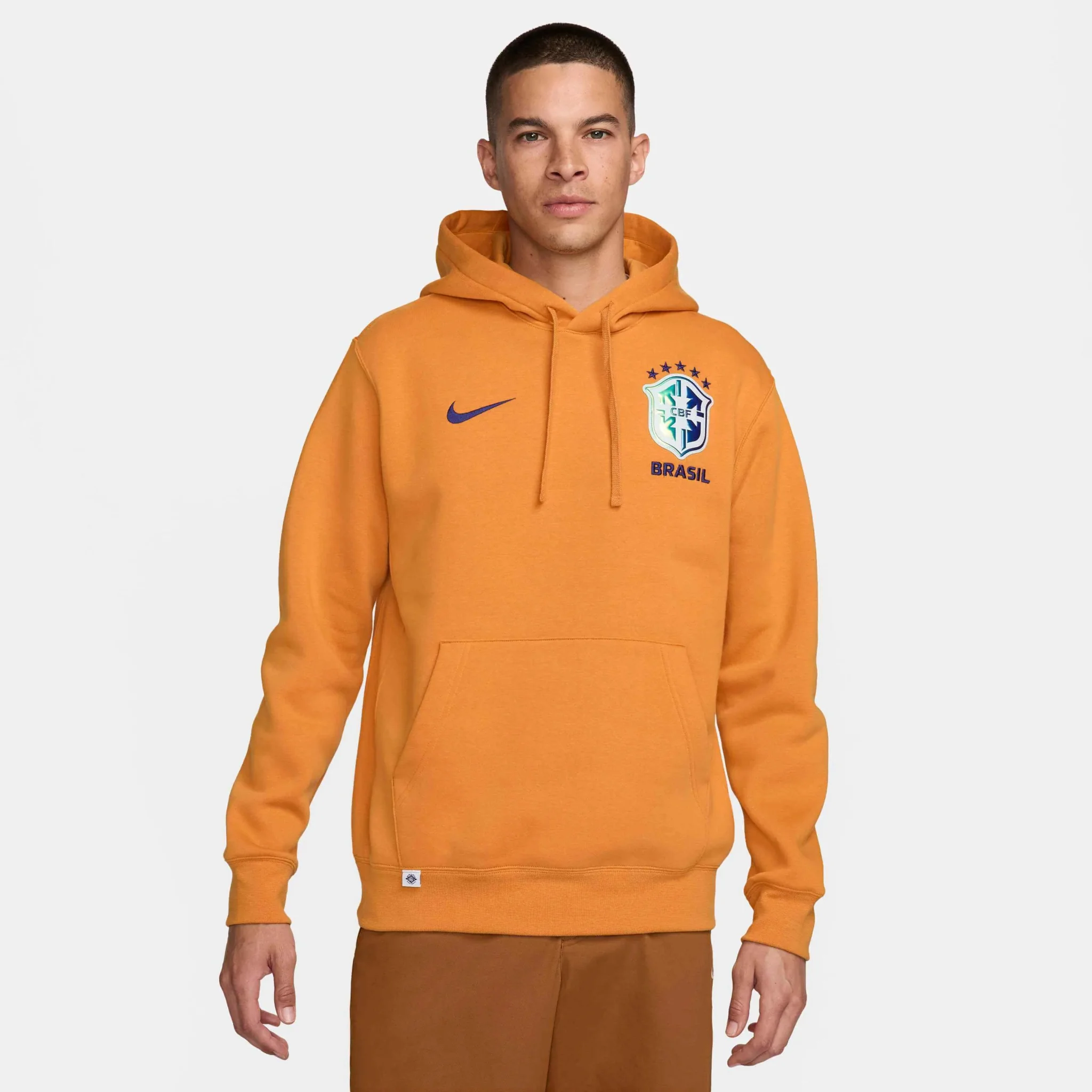 Nike 2024-25 Brazil Men's NSW Club PO Hoodie