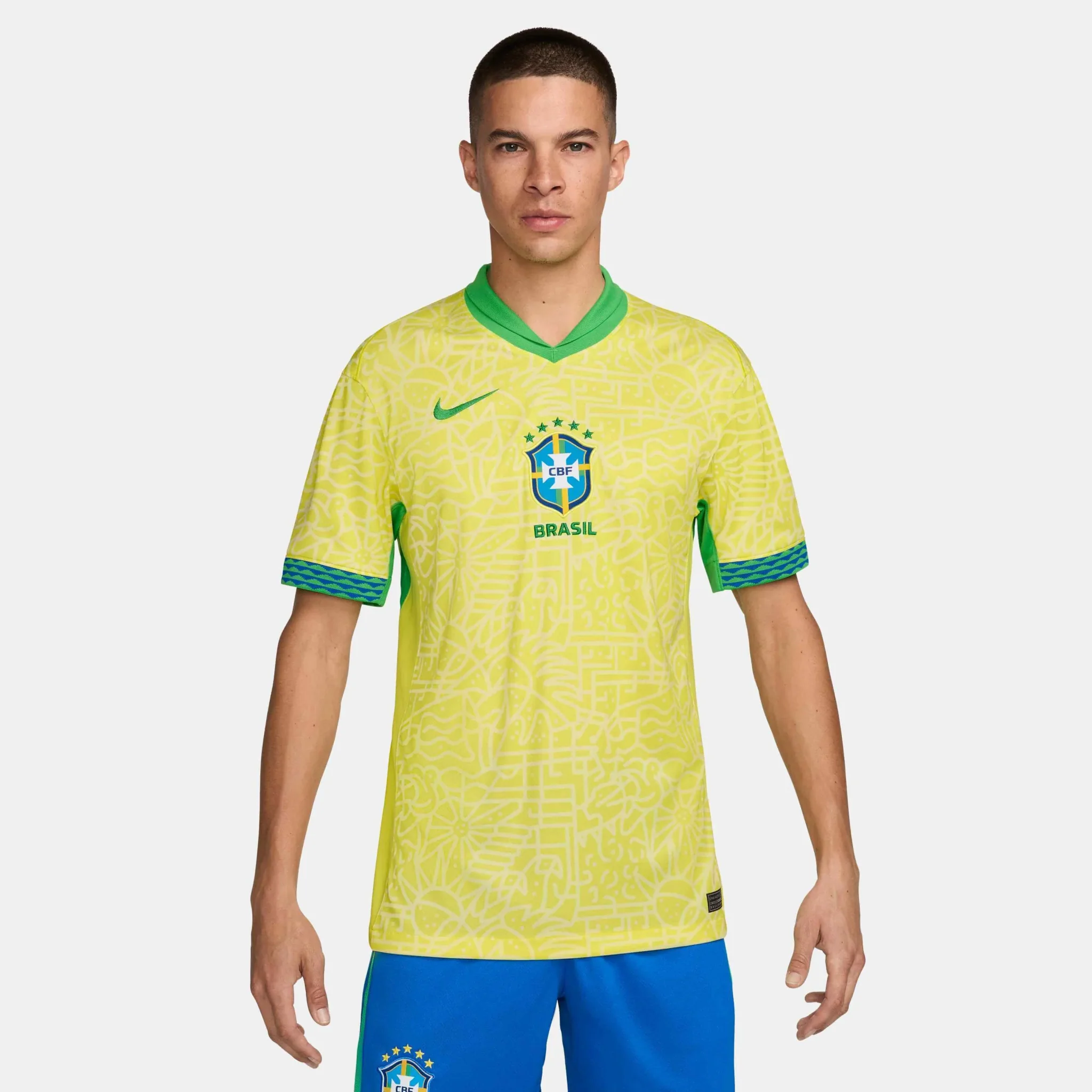 Nike 2024-25 Brazil Men's Stadium Home Jersey - Image 3