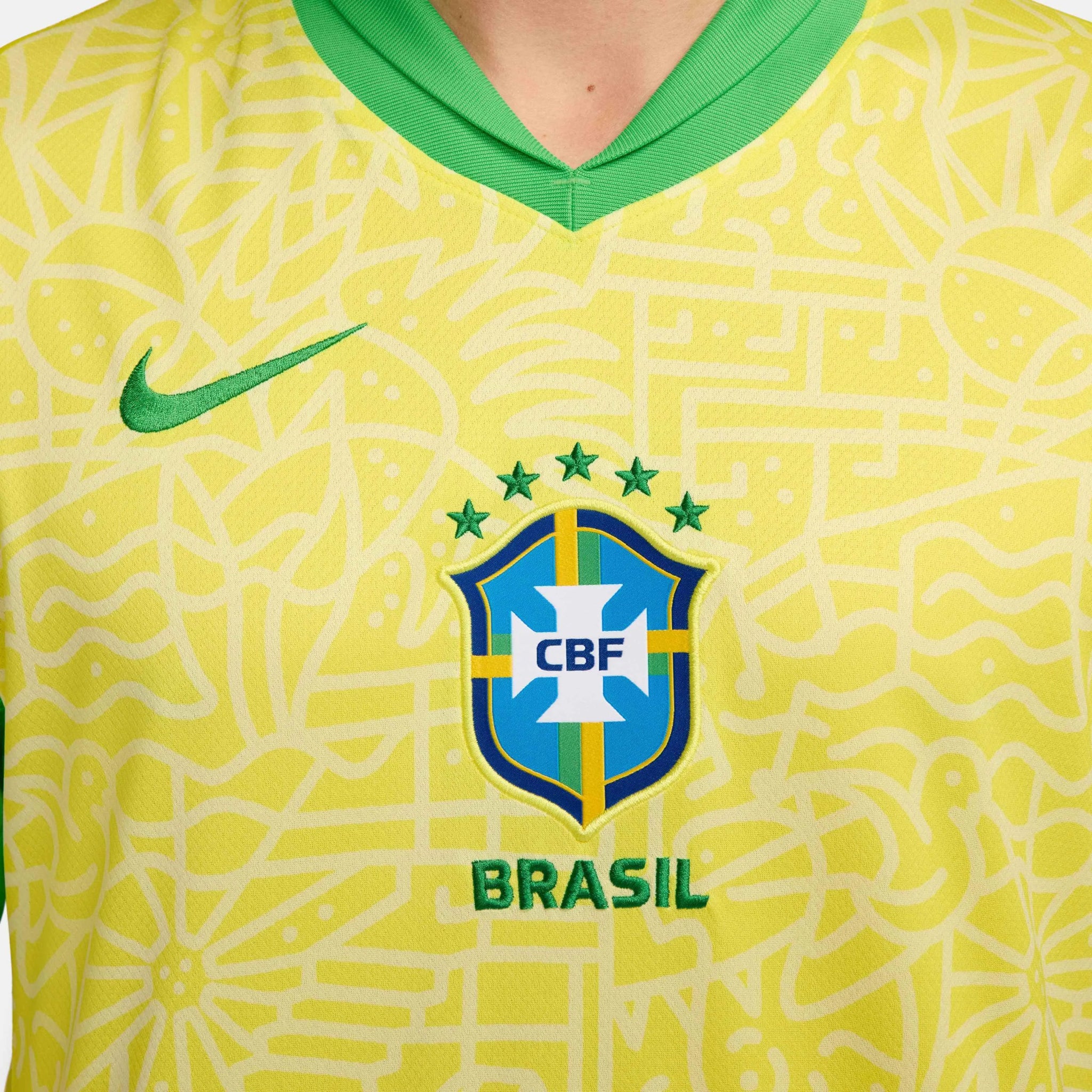 Nike 2024-25 Brazil Men's Stadium Home Jersey - Image 6