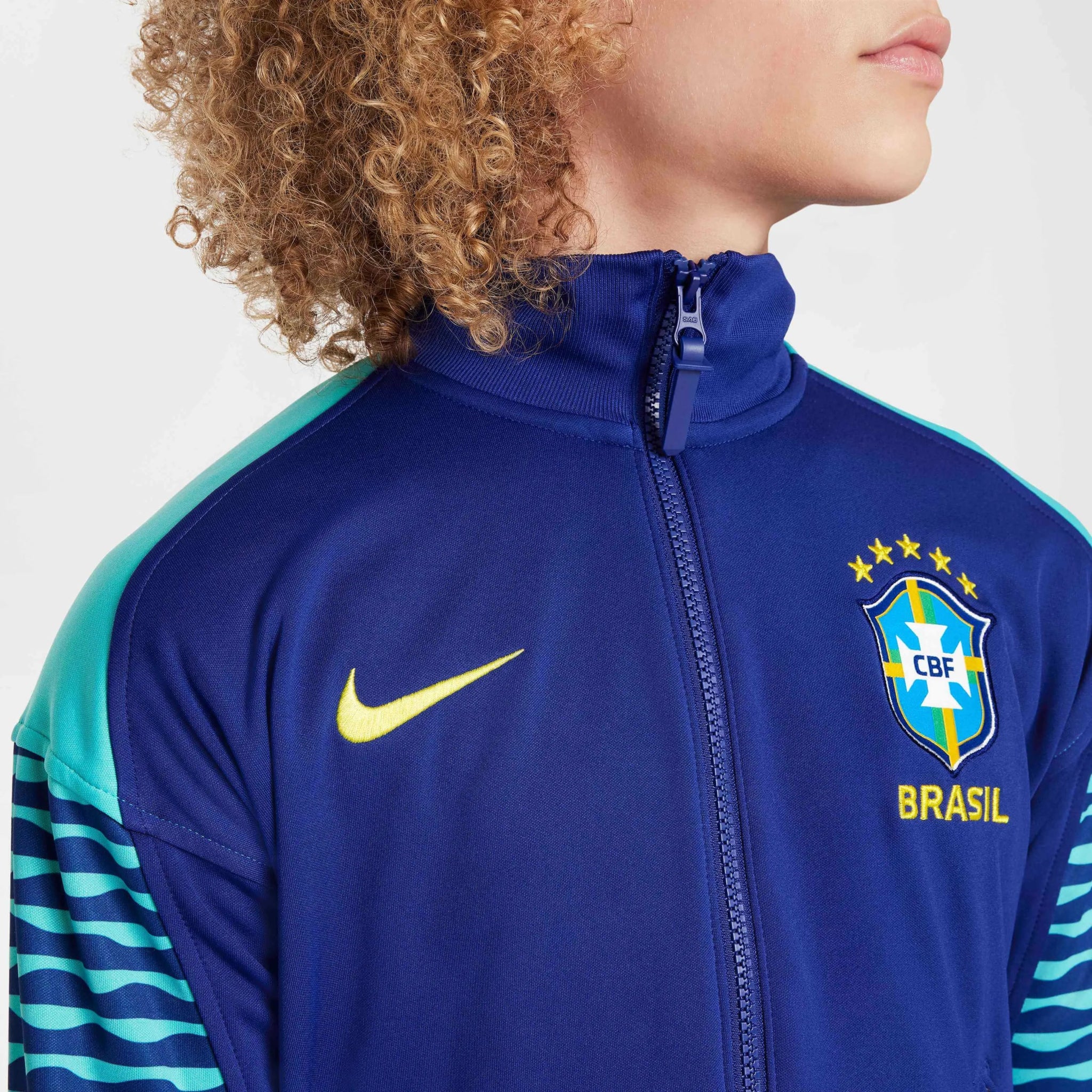 Nike 2024-25 Brazil Youth Anthem Jacket - Image 5