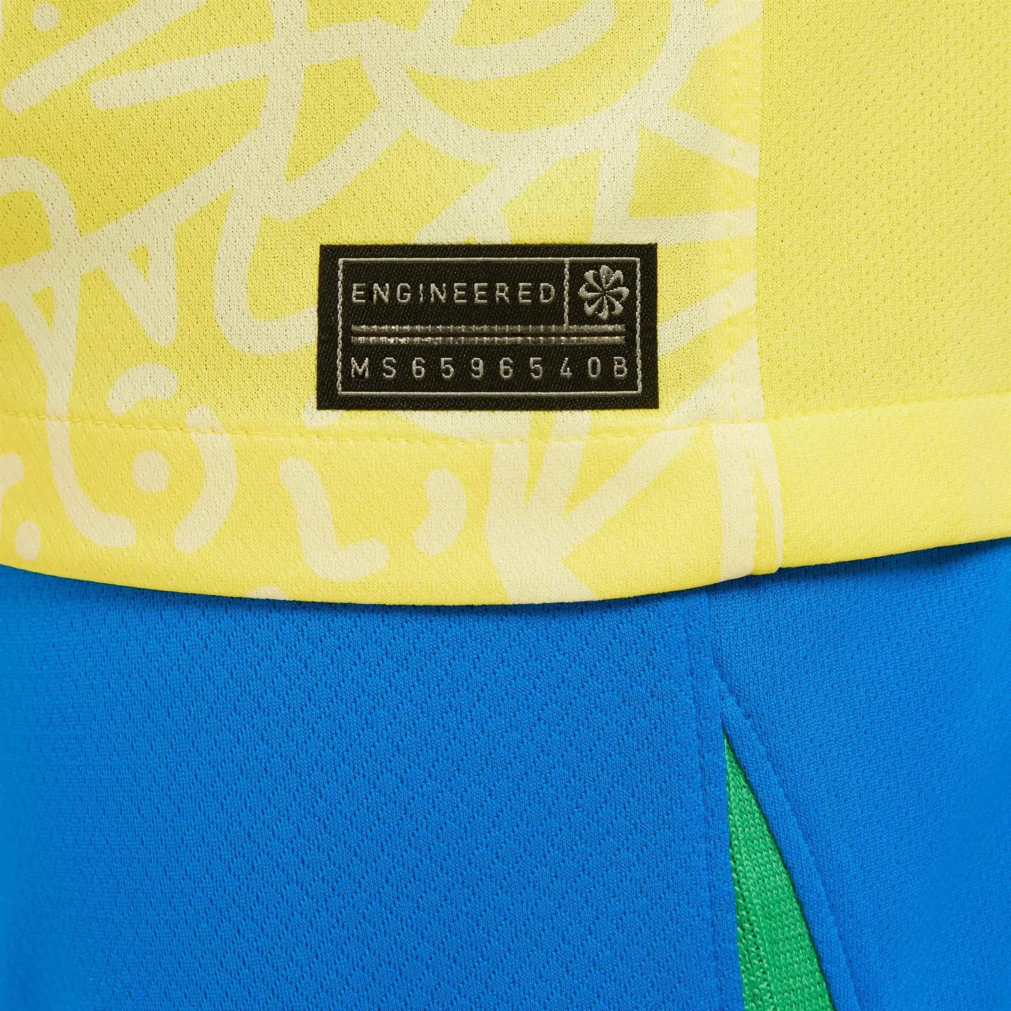 Nike 2024-25 Brazil Youth Stadium Home Jersey - Image 5