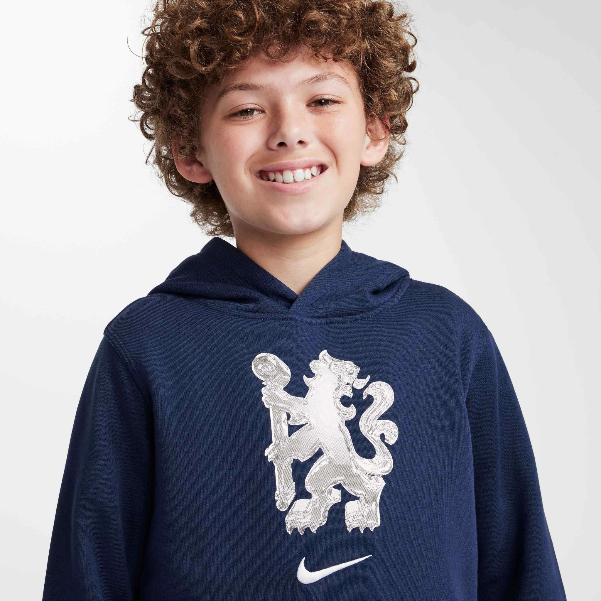Nike 2024-25 Chelsea Youth Club PO Hoodie - Image 3