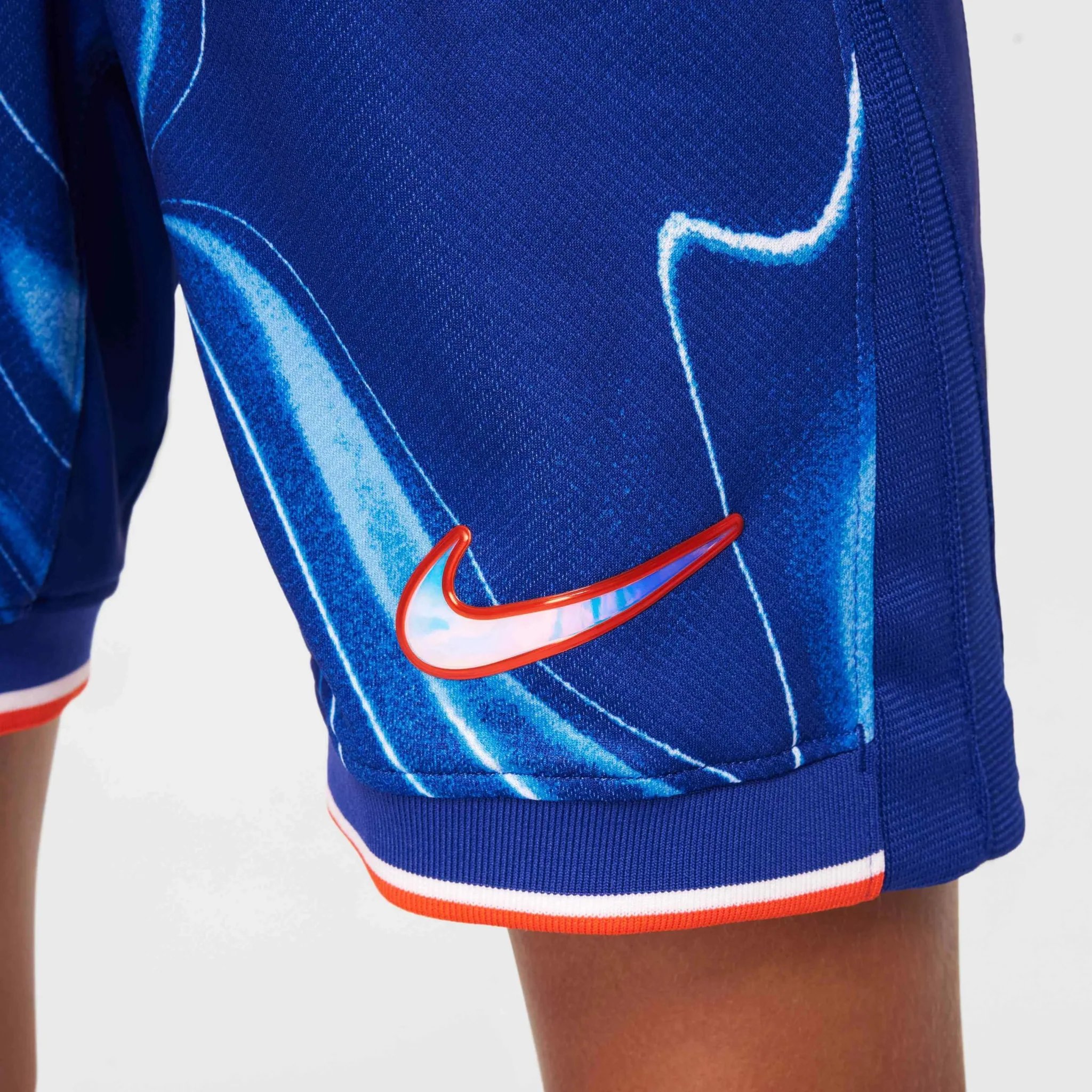 Nike 2024-25 Chelsea Youth Stadium Home Shorts - Image 7