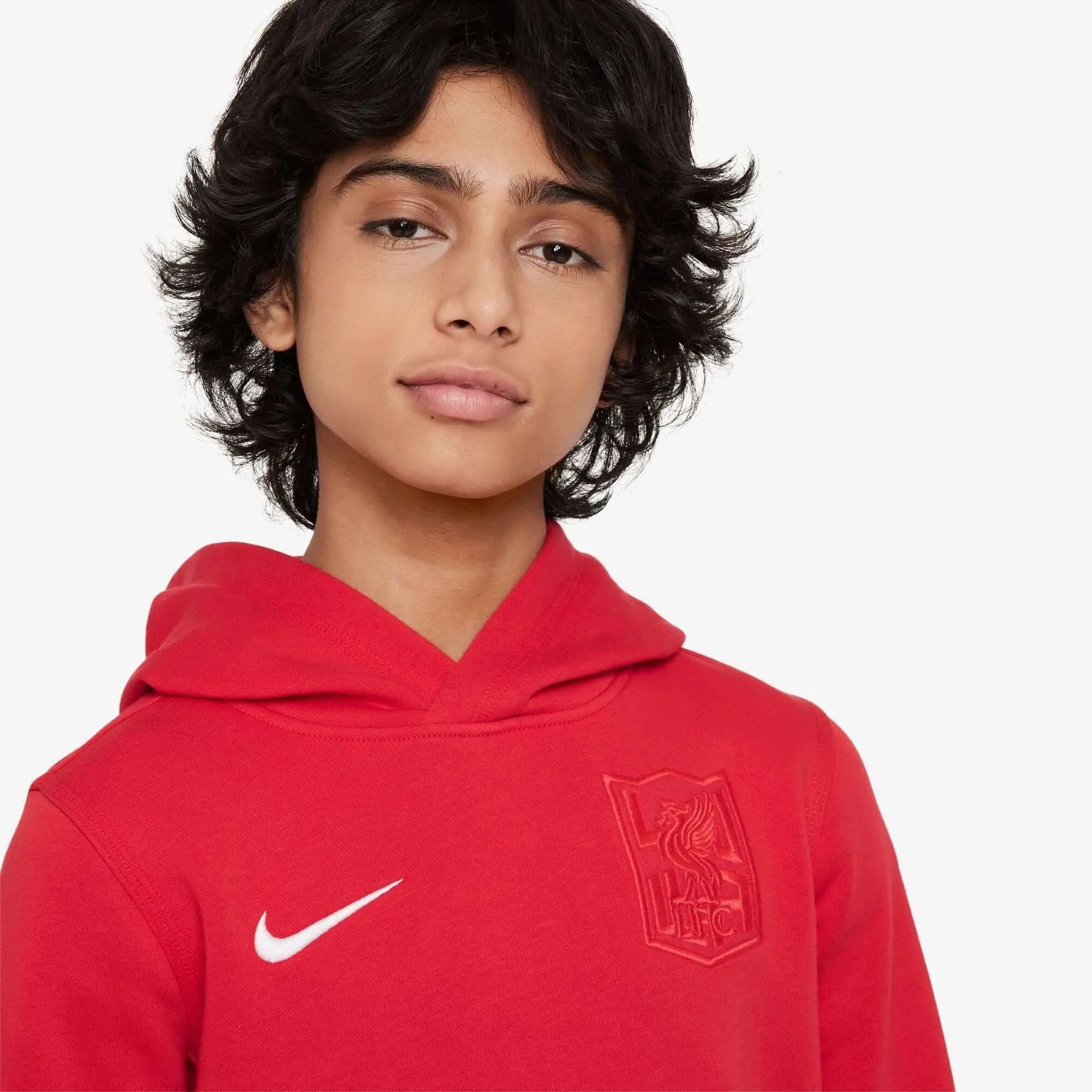 Nike 2024-25 Liverpool Youth Club Pullover Hoodie - Image 3