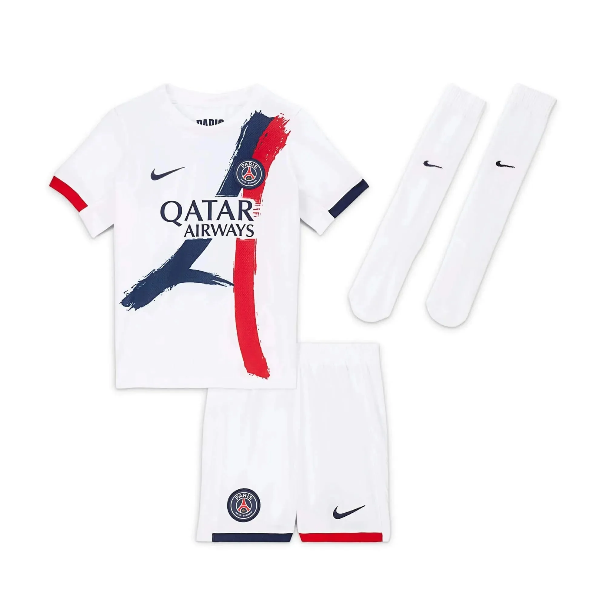 Nike 2024-25 PSG Youth Stadium Away Jersey 3-Piece Kit