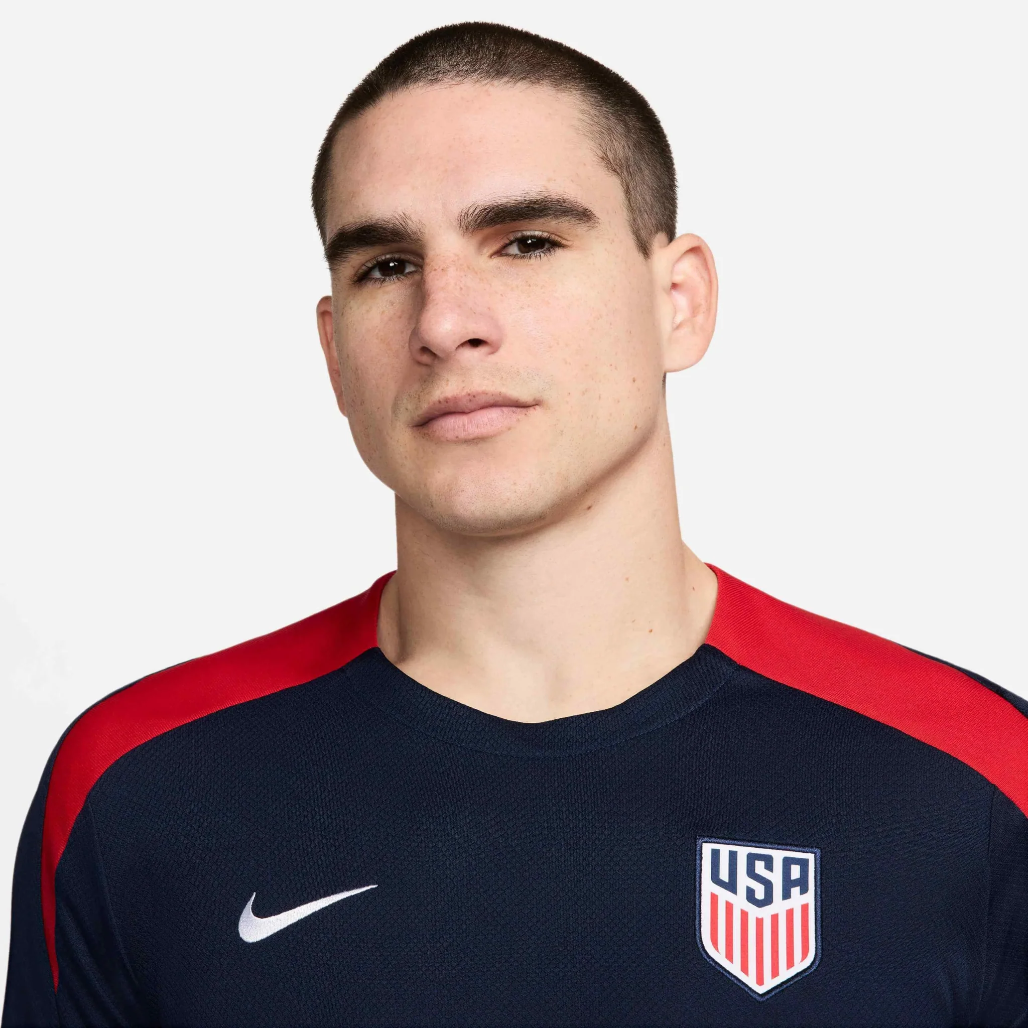 Nike 2024-25 USMNT Men's Dri-Fit Short-Sleeve Knit Top - Image 3