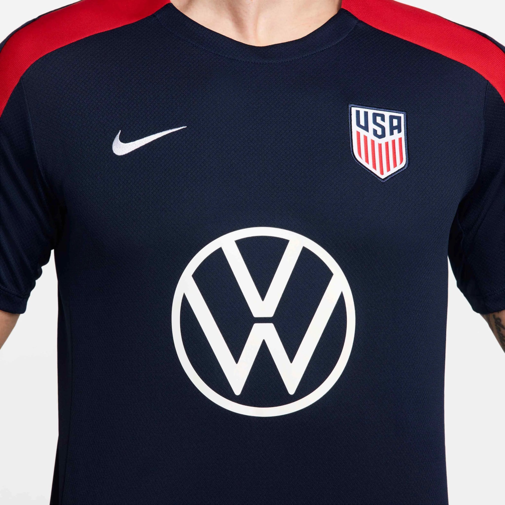 Nike 2024-25 USMNT Men's Dri-Fit Short-Sleeve Knit Top - Image 4
