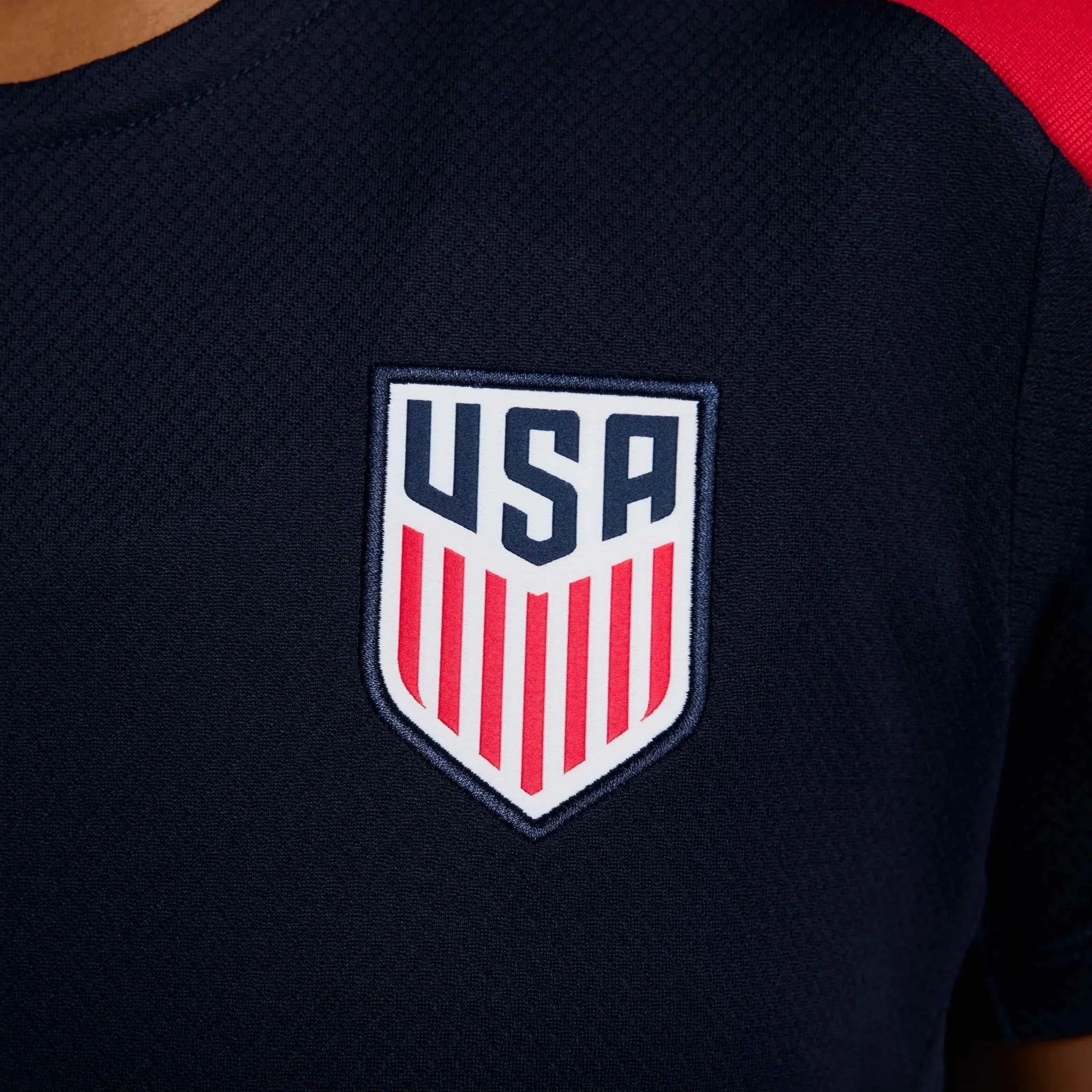 Nike 2024-25 USMNT Women Dri-Fit Short-Sleeve Knit Top - Image 4