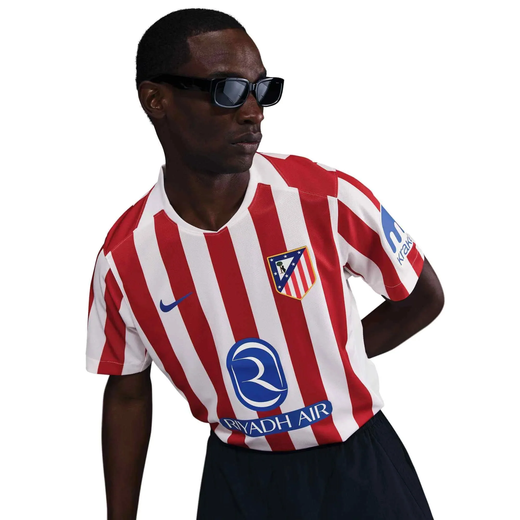 Nike 2025-26 Atletico Madrid Men's Stadium Home Soccer Jersey - Image 6