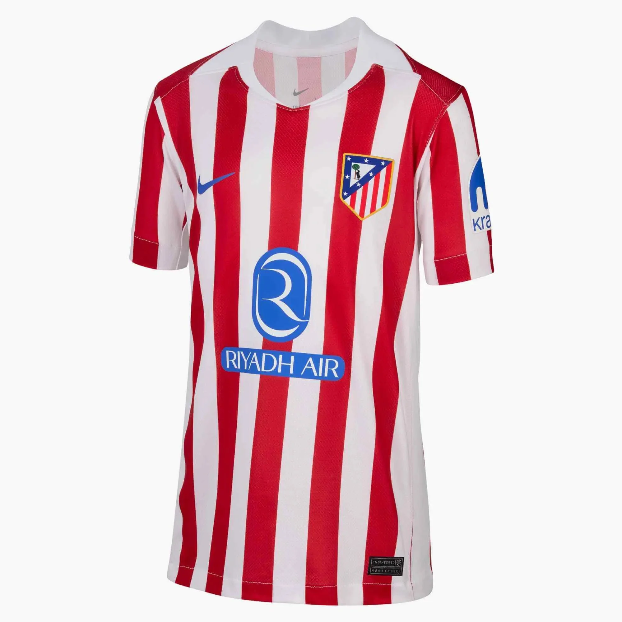 Nike 2025-26 Atletico Madrid Youth Stadium Home Soccer Jersey