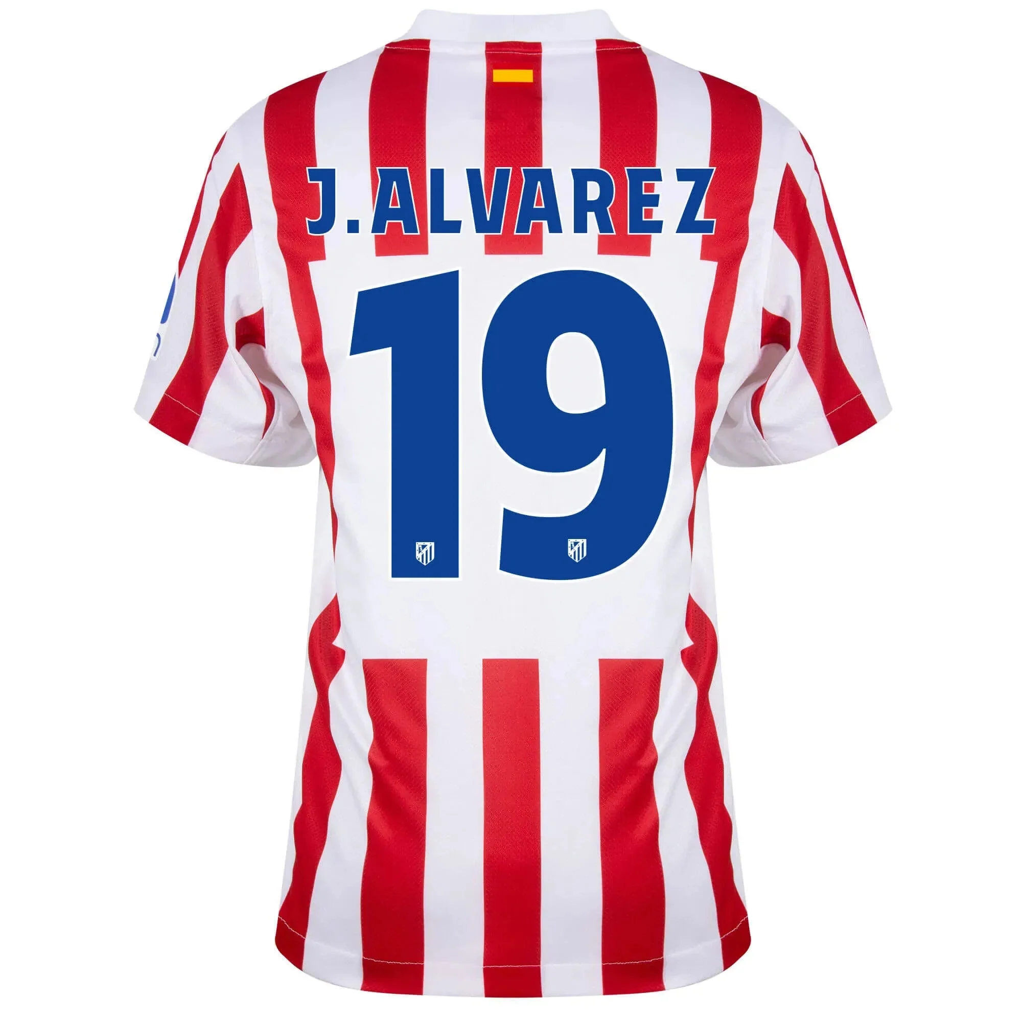 Nike 2025-26 Atletico Madrid Youth Stadium Home Soccer Jersey - Image 11
