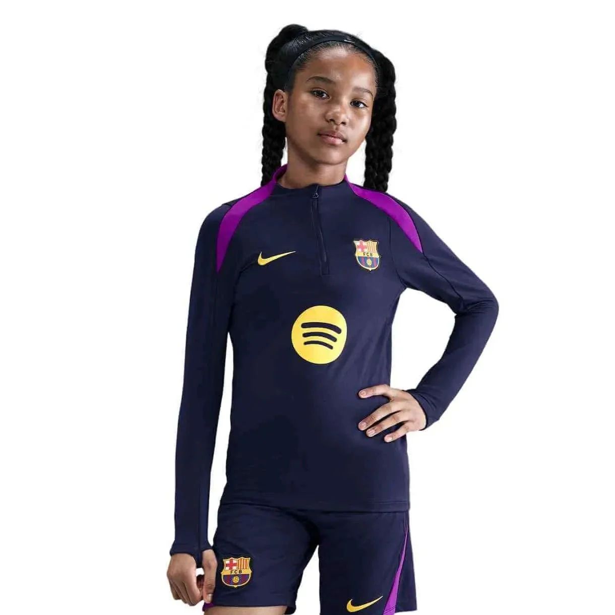Nike 2025-26 Barcelona Youth DF Strike Drill Top
