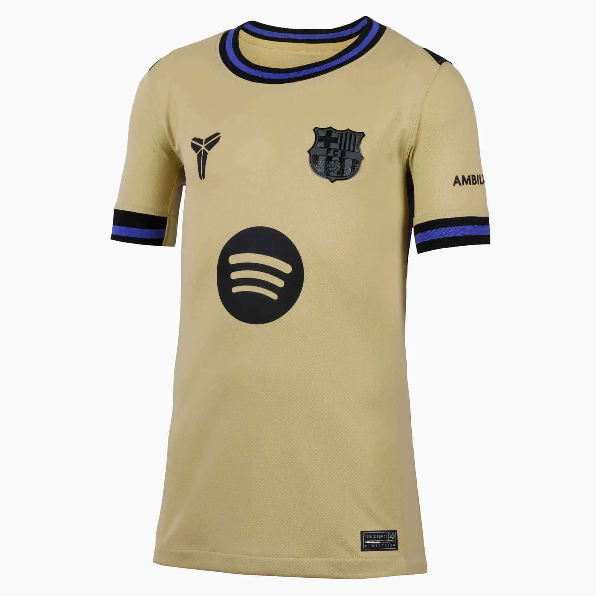 Nike 2025-26 Barcelona Youth Stadium Away Soccer Jersey