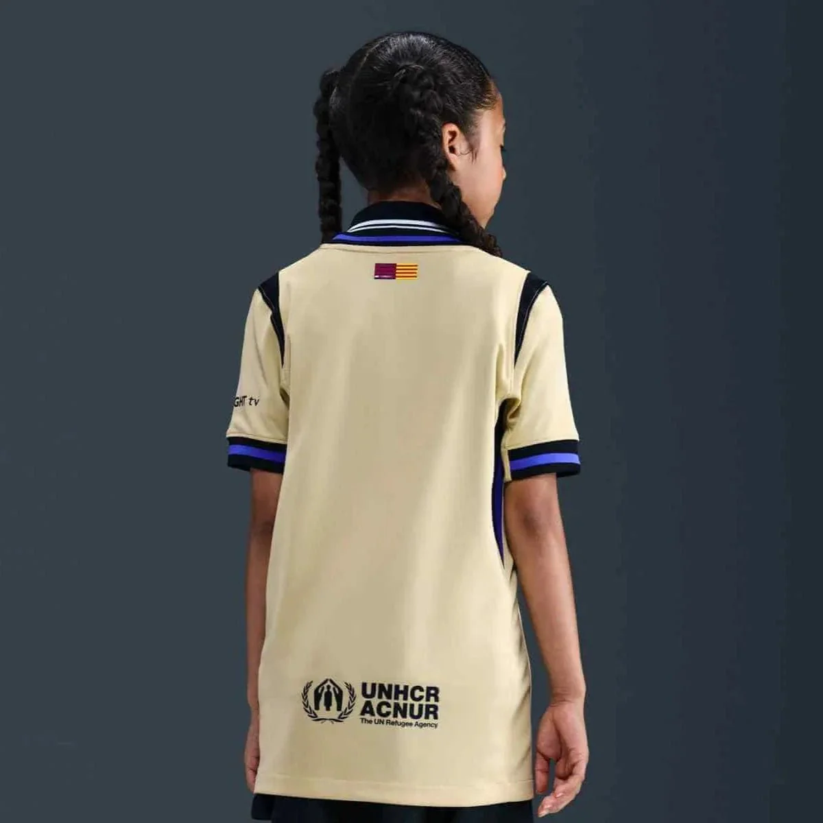 Nike 2025-26 Barcelona Youth Stadium Away Soccer Jersey - Image 4