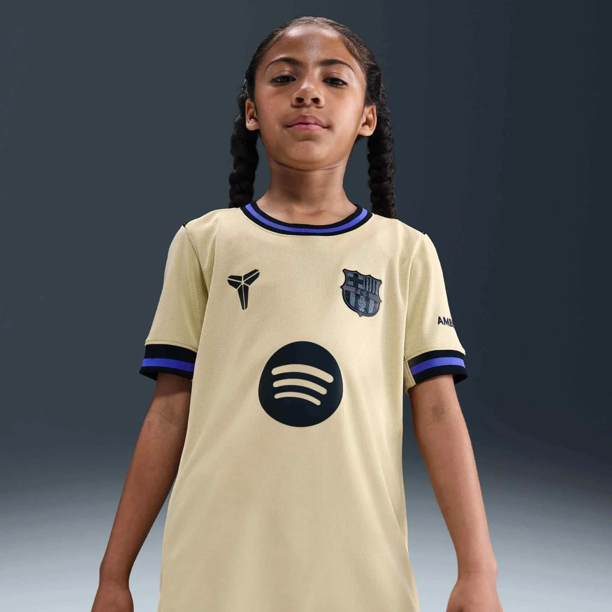 Nike 2025-26 Barcelona Youth Stadium Away Soccer Jersey - Image 5