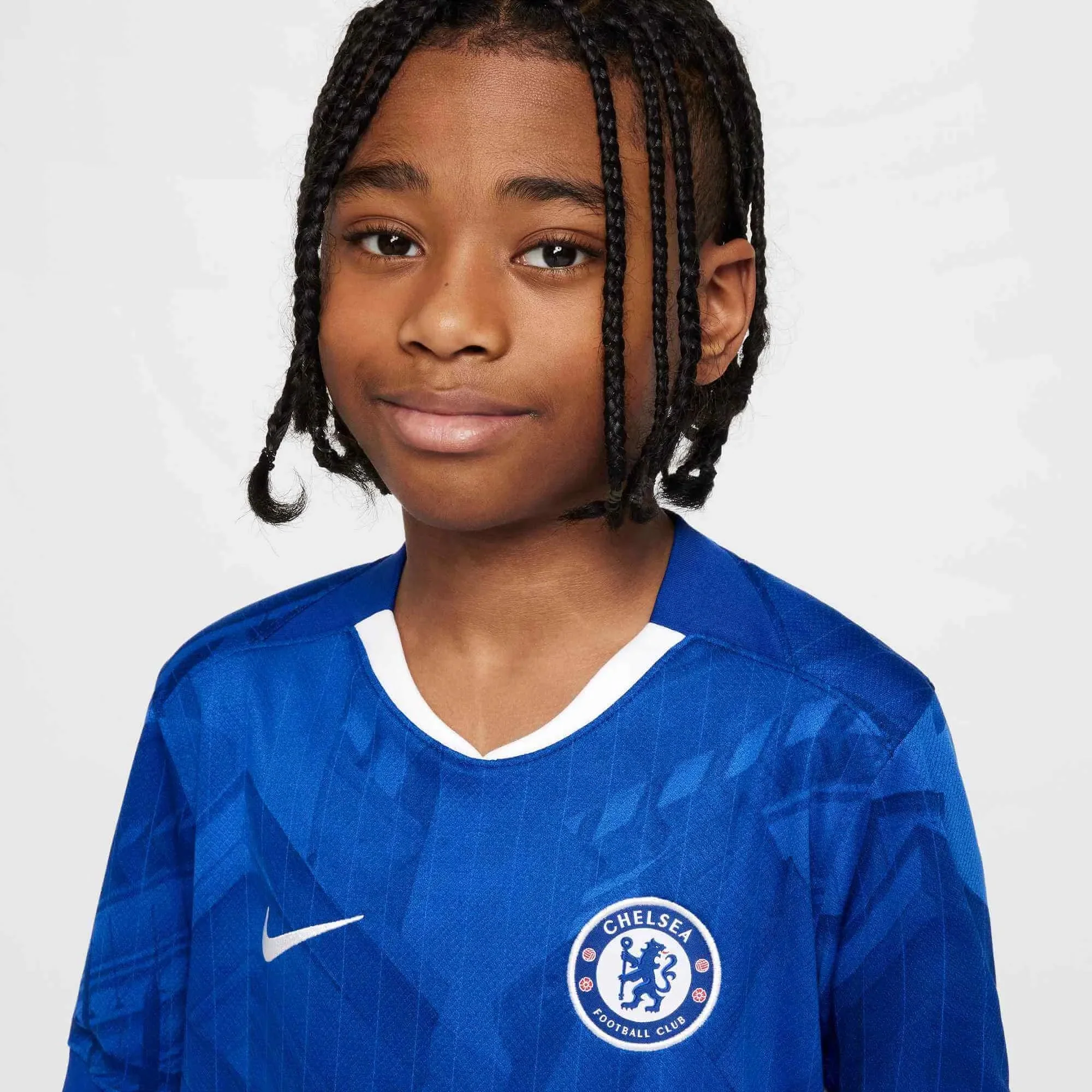 Nike 2025-26 Chelsea Youth Stadium Home Soccer Jersey - Image 5