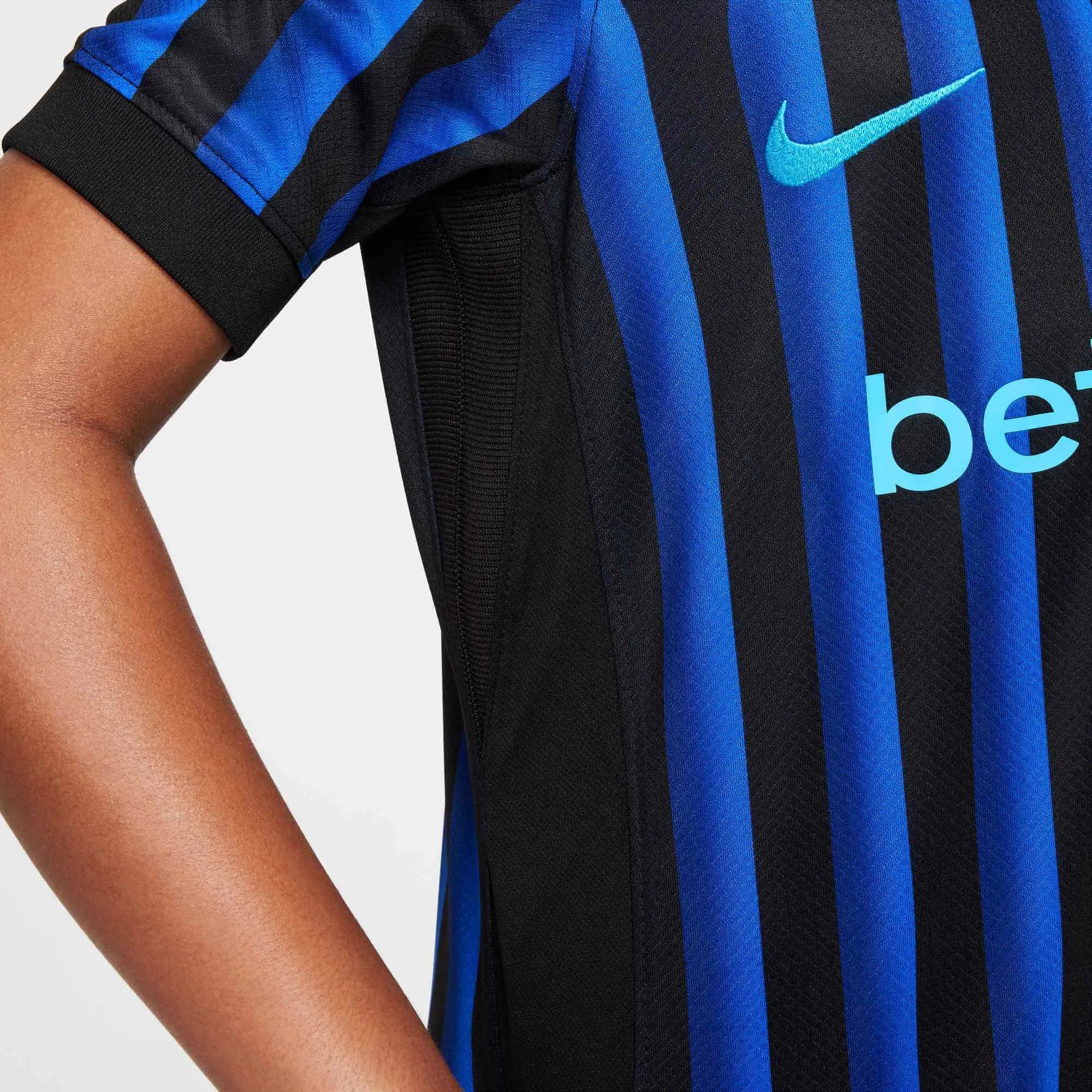Nike 2025-26 Inter Milan Youth Stadium Home Soccer Jersey - Image 7