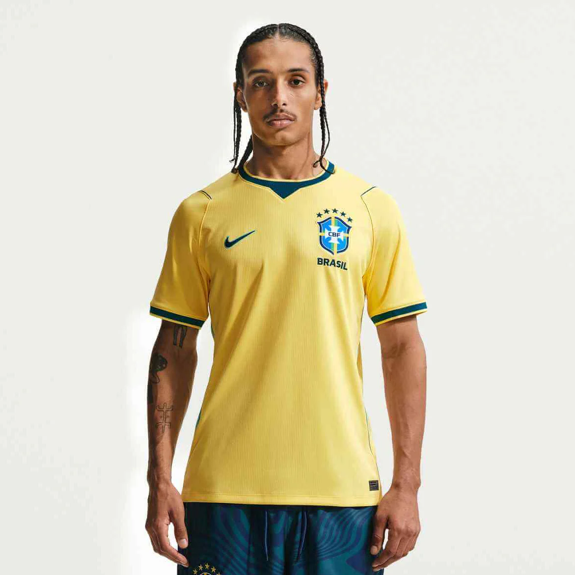 Nike 2026 Brazil Men's Stadium Home Soccer Jersey - Image 3