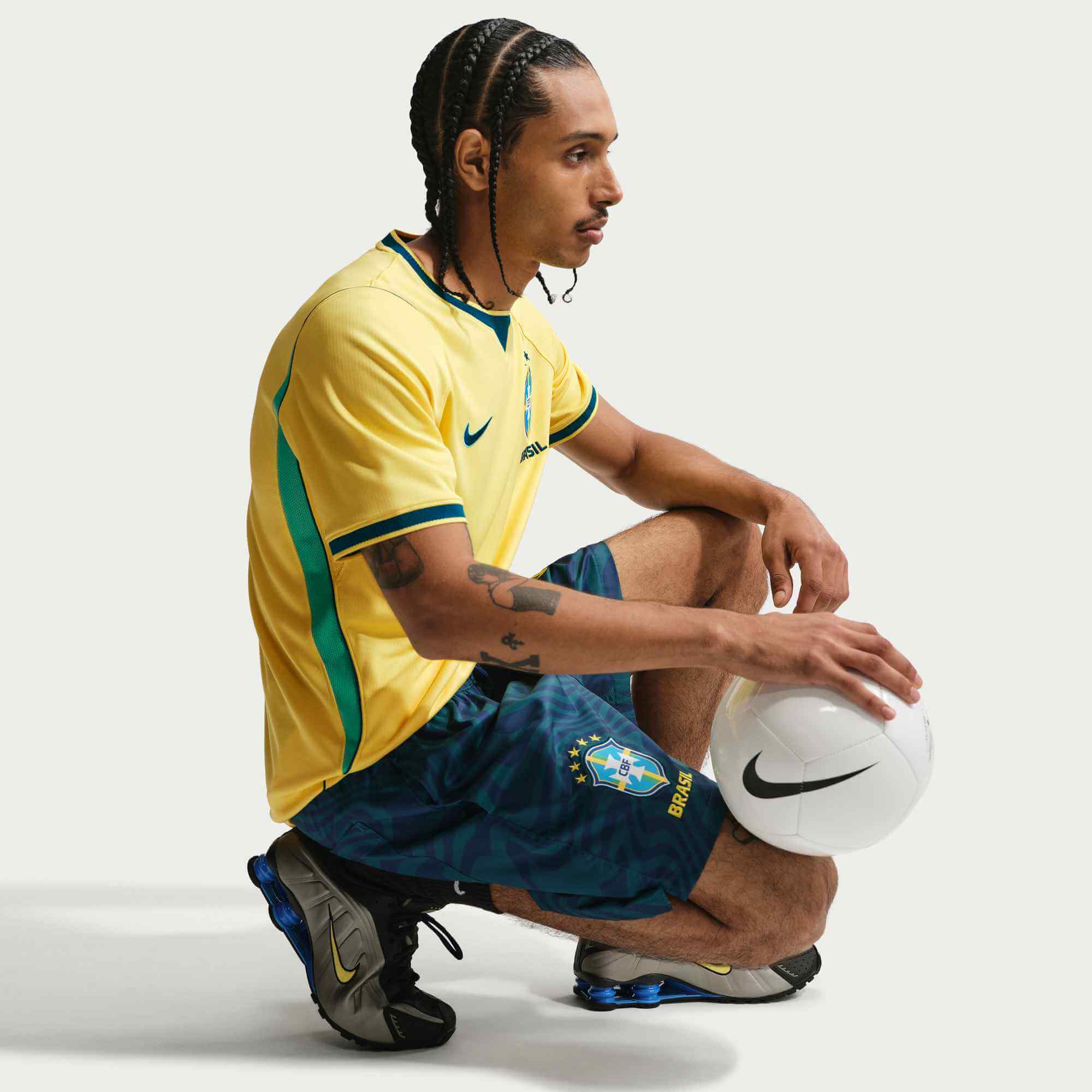 Nike 2026 Brazil Men's Stadium Home Soccer Jersey - Image 5