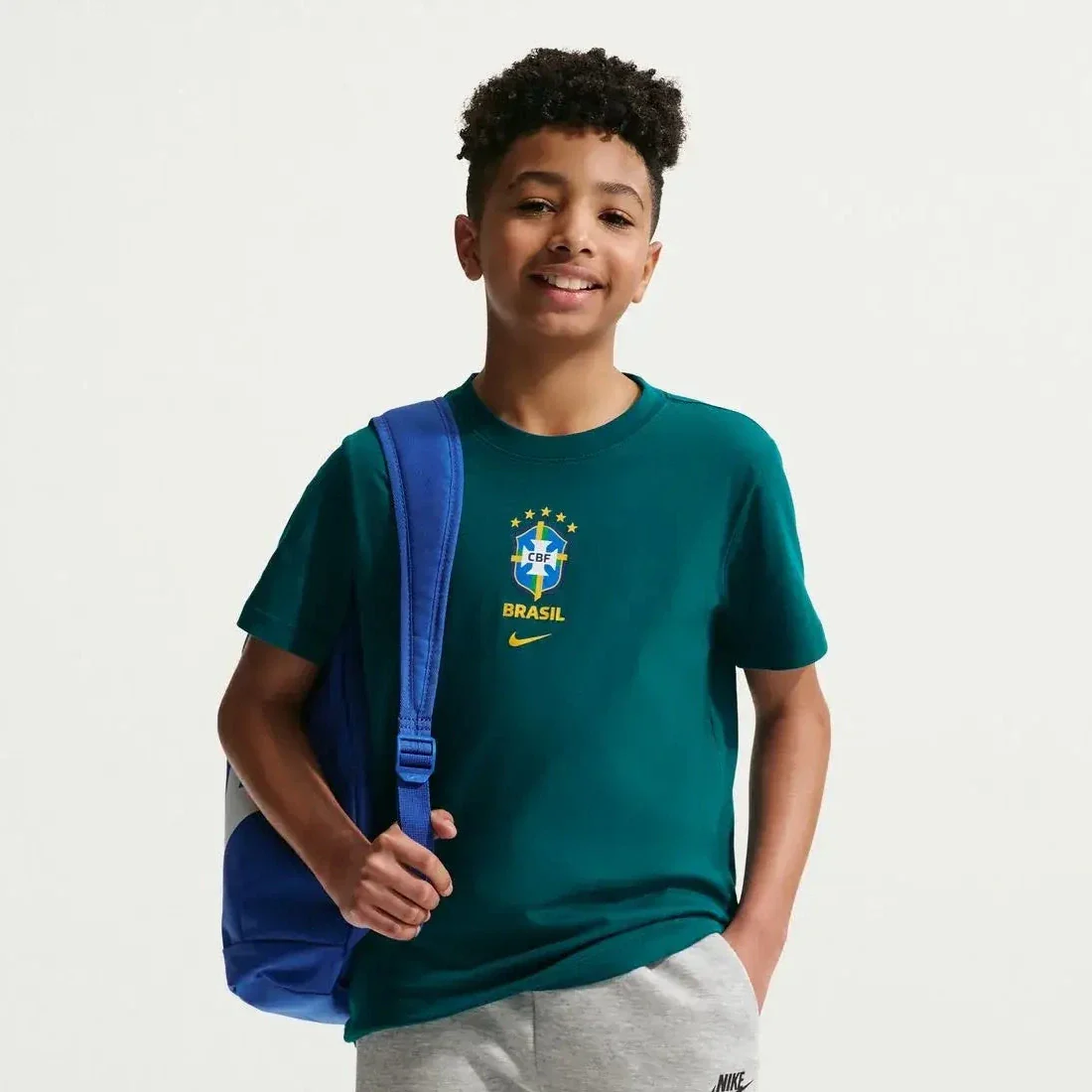 Nike 2026 Brazil Youth Crest Tee