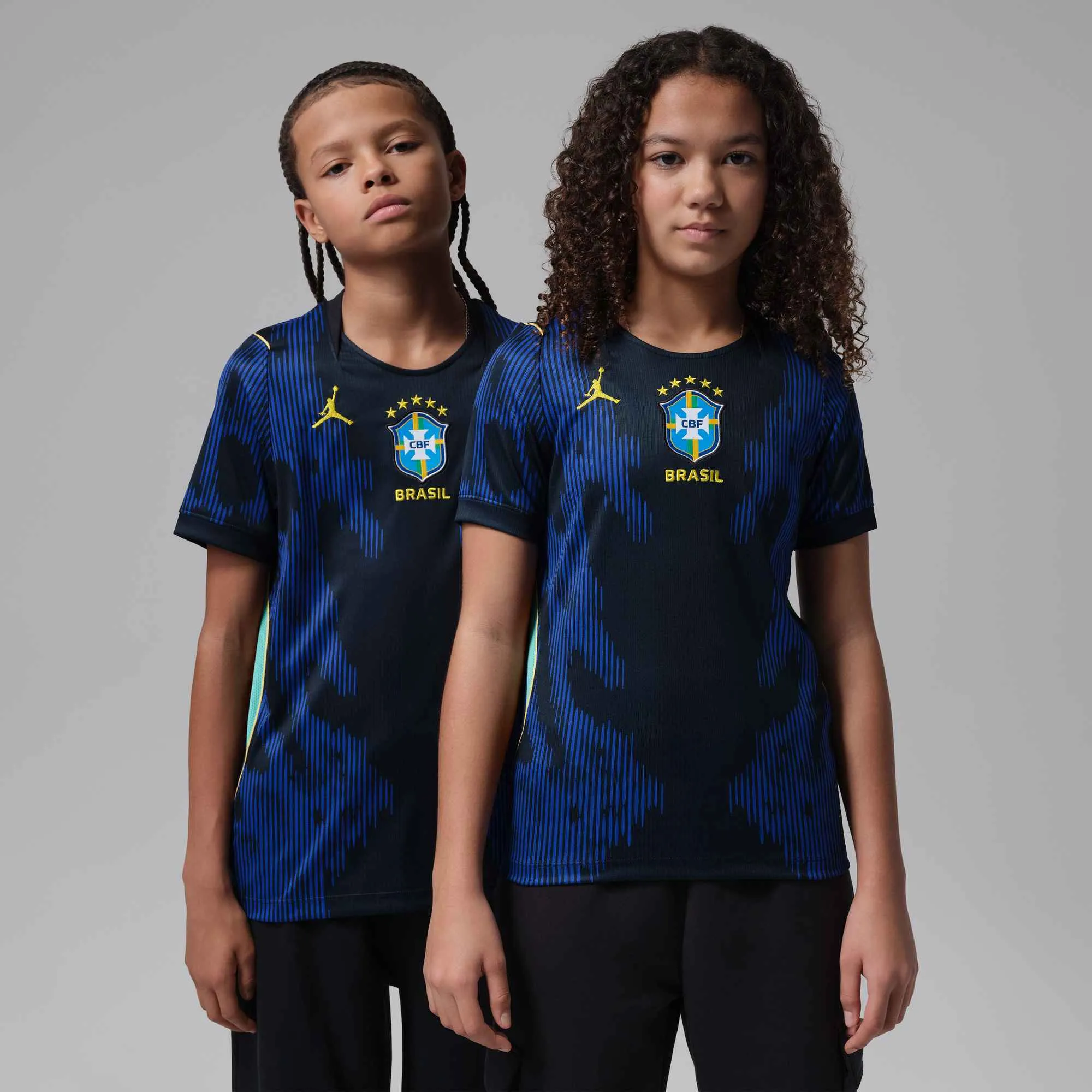 Nike 2026 Brazil Youth Stadium Away Soccer Jersey - Image 3