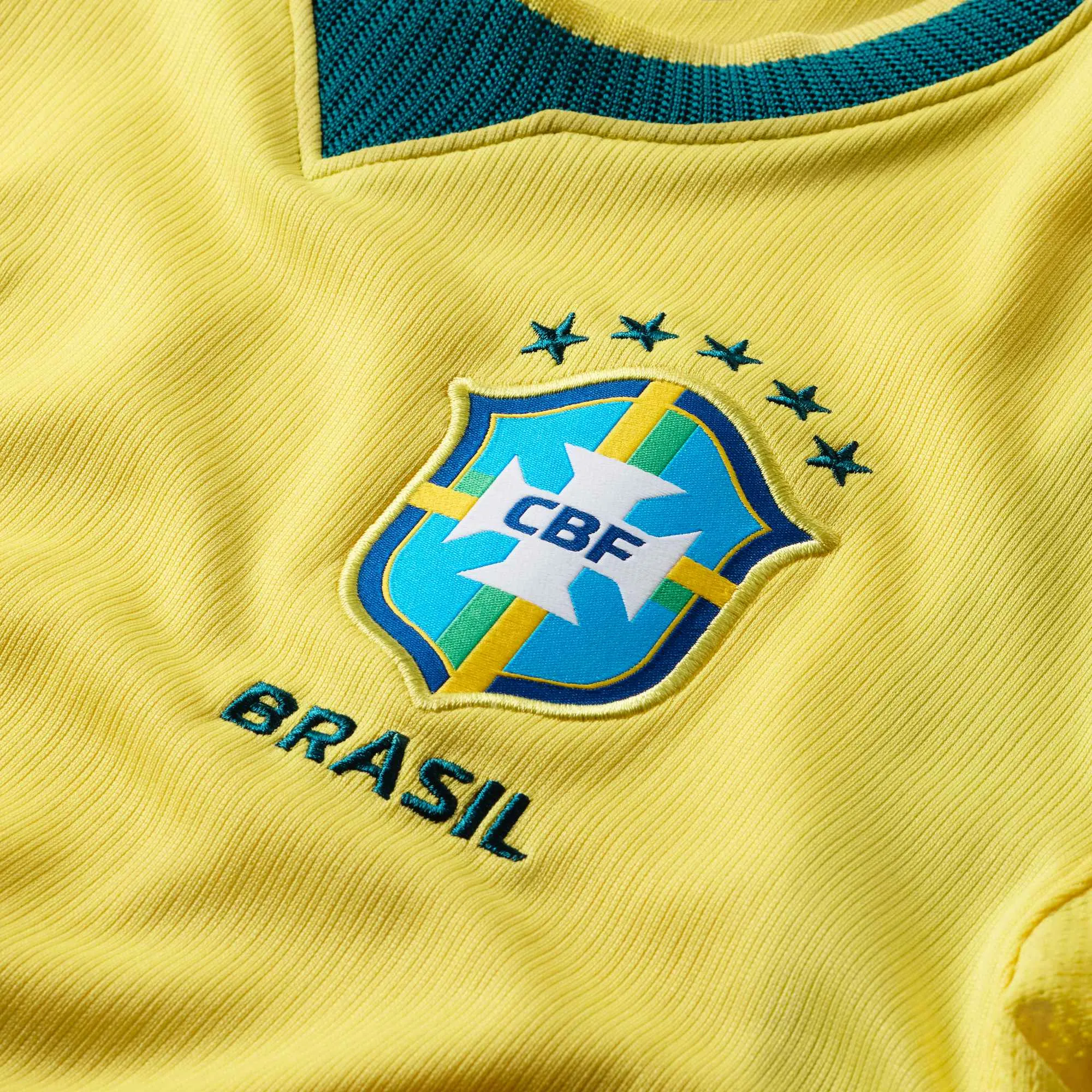 Nike 2026 Brazil Youth Stadium Home Soccer Jersey - Image 8