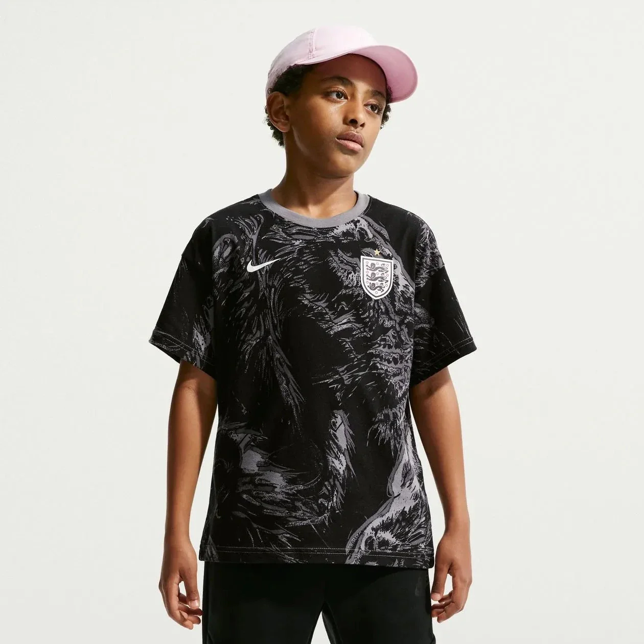Nike 2026 England Youth All Over Print Tee