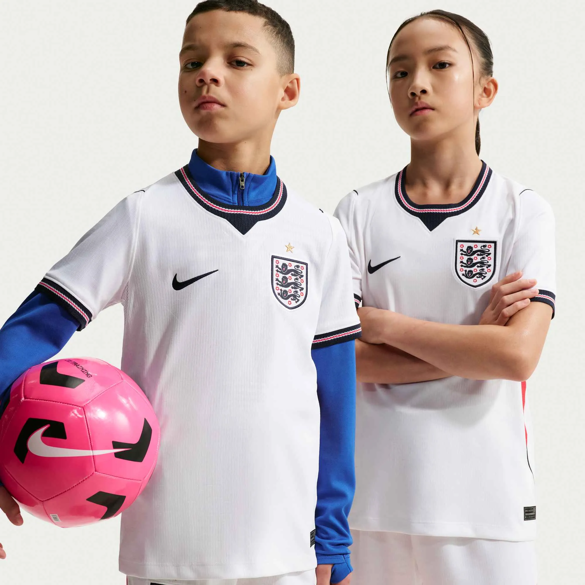 Nike 2026 England Youth Stadium Home Soccer Jersey - Image 4