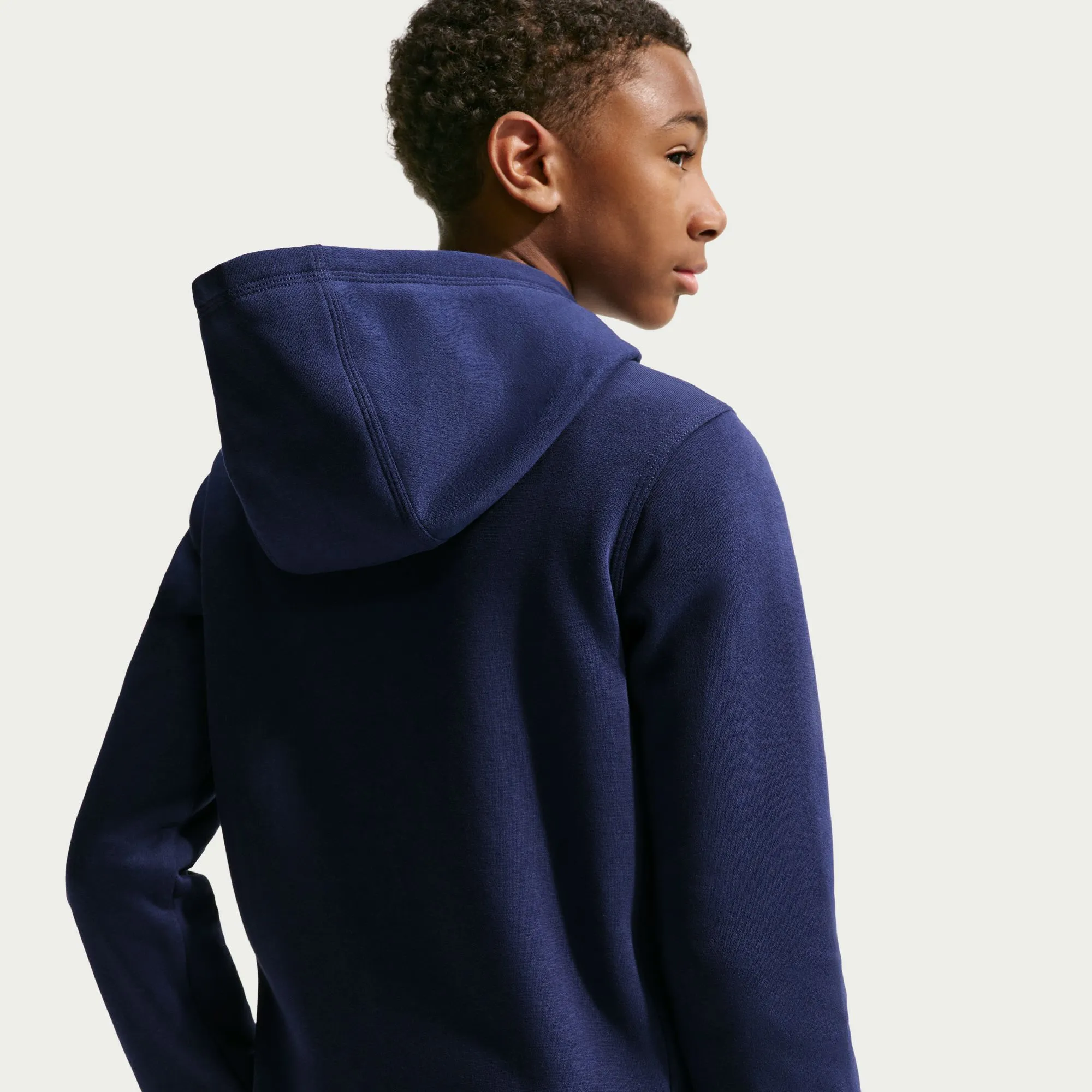 Nike 2026 France Youth Club Pullover Hoodie - Image 5