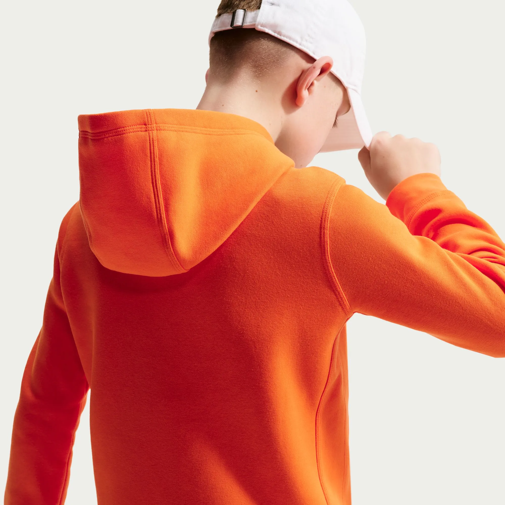 Nike 2026 Netherlands Youth Club Pullover Hoodie - Image 5