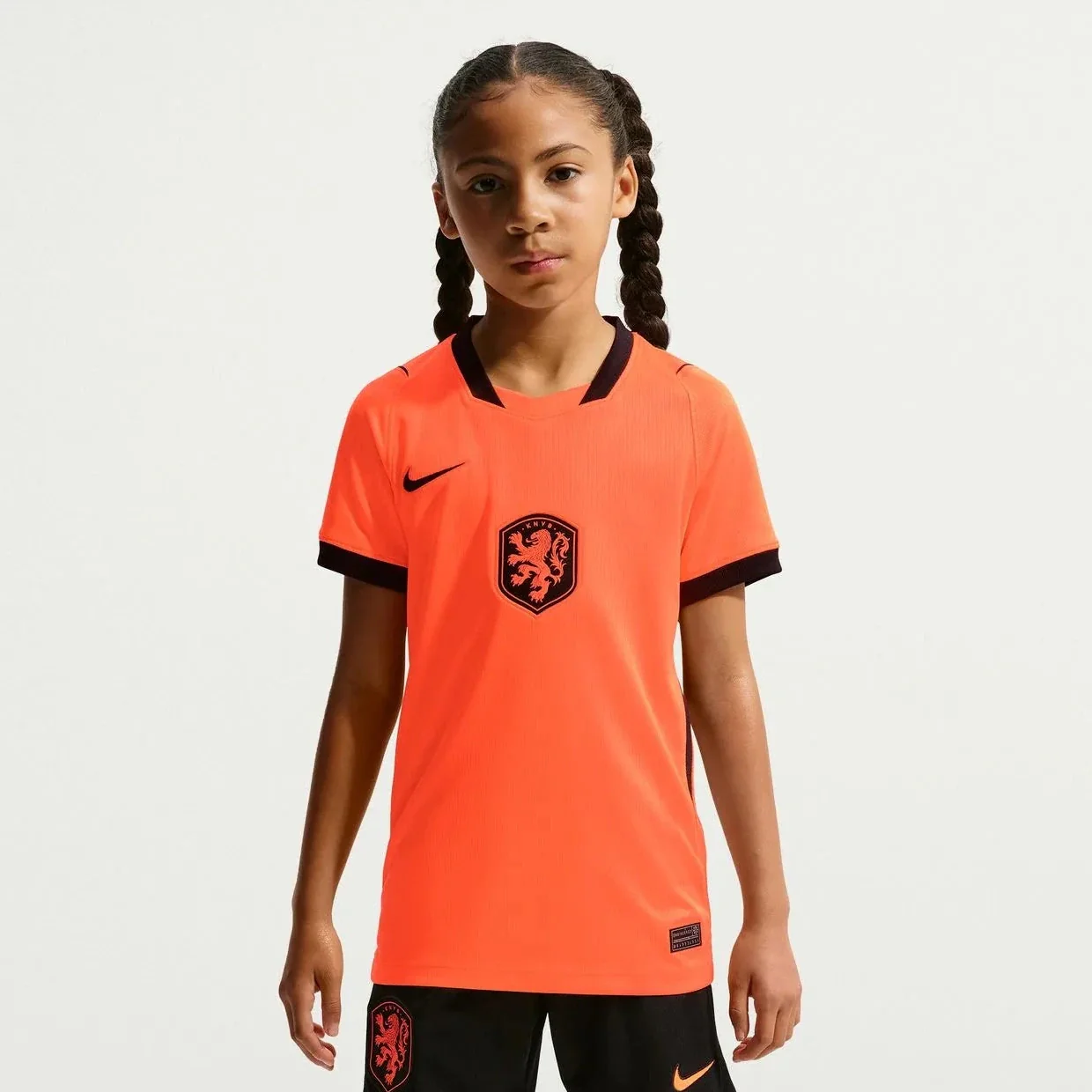 Nike 2026 Netherlands Youth Stadium Home Soccer Jersey - Image 3