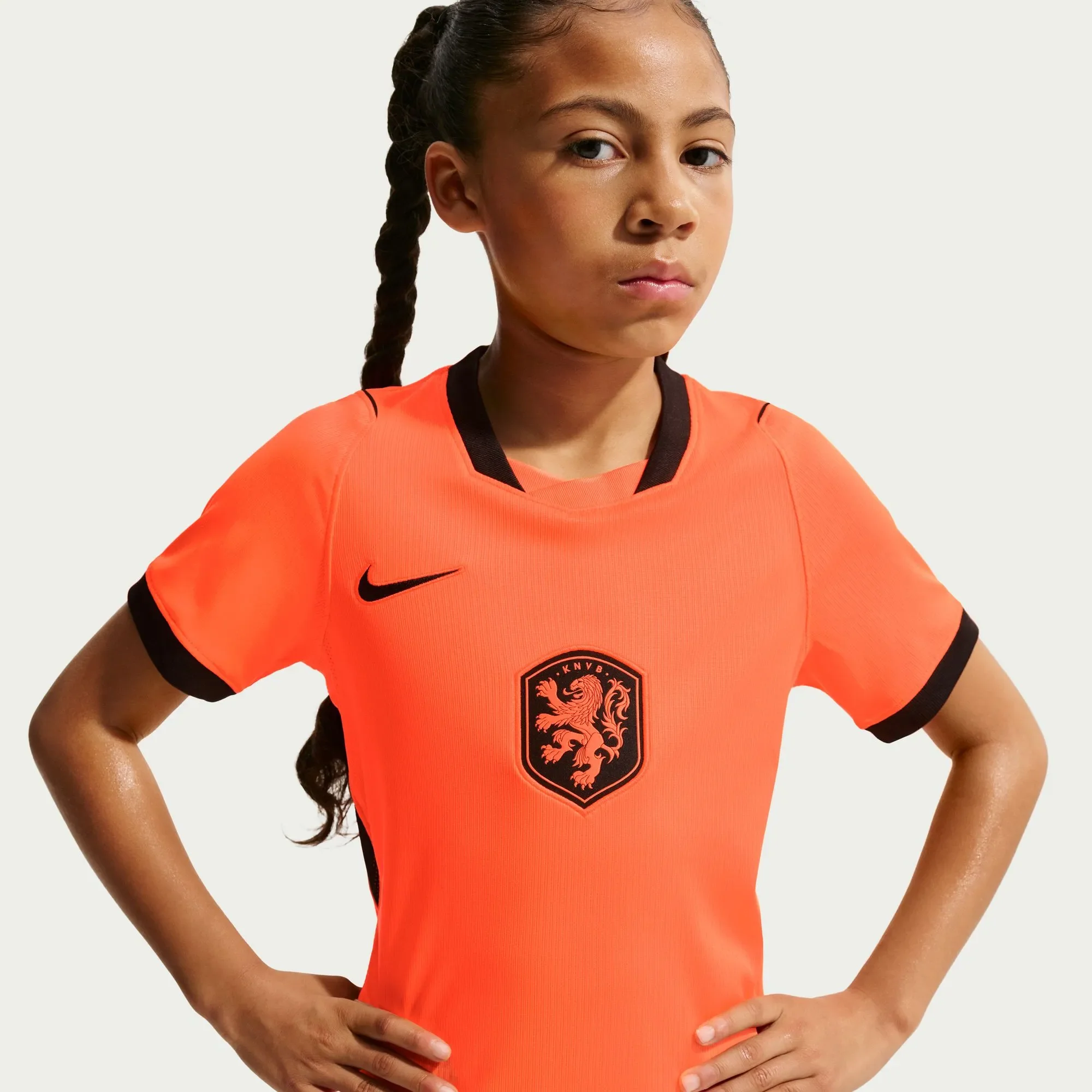 Nike 2026 Netherlands Youth Stadium Home Soccer Jersey - Image 6
