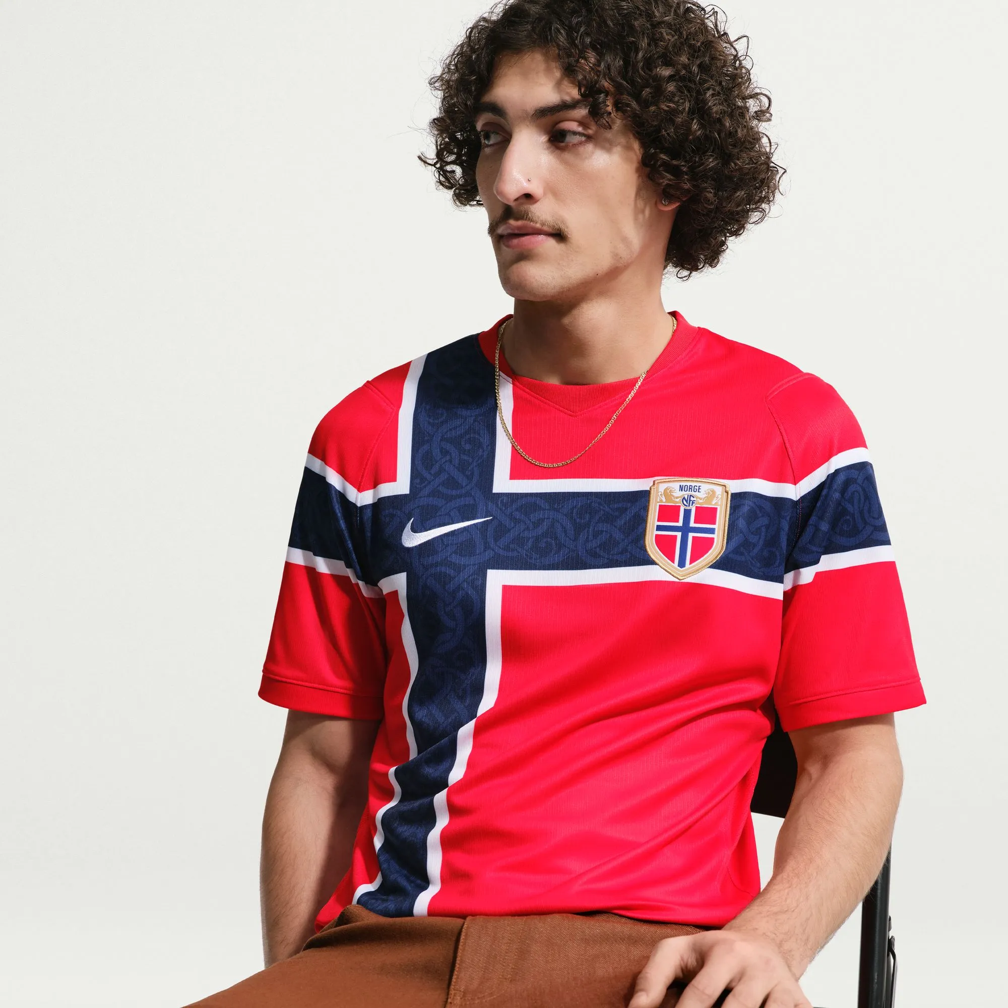 Nike 2026 Norway Men's Stadium Home Soccer Jersey - Image 5
