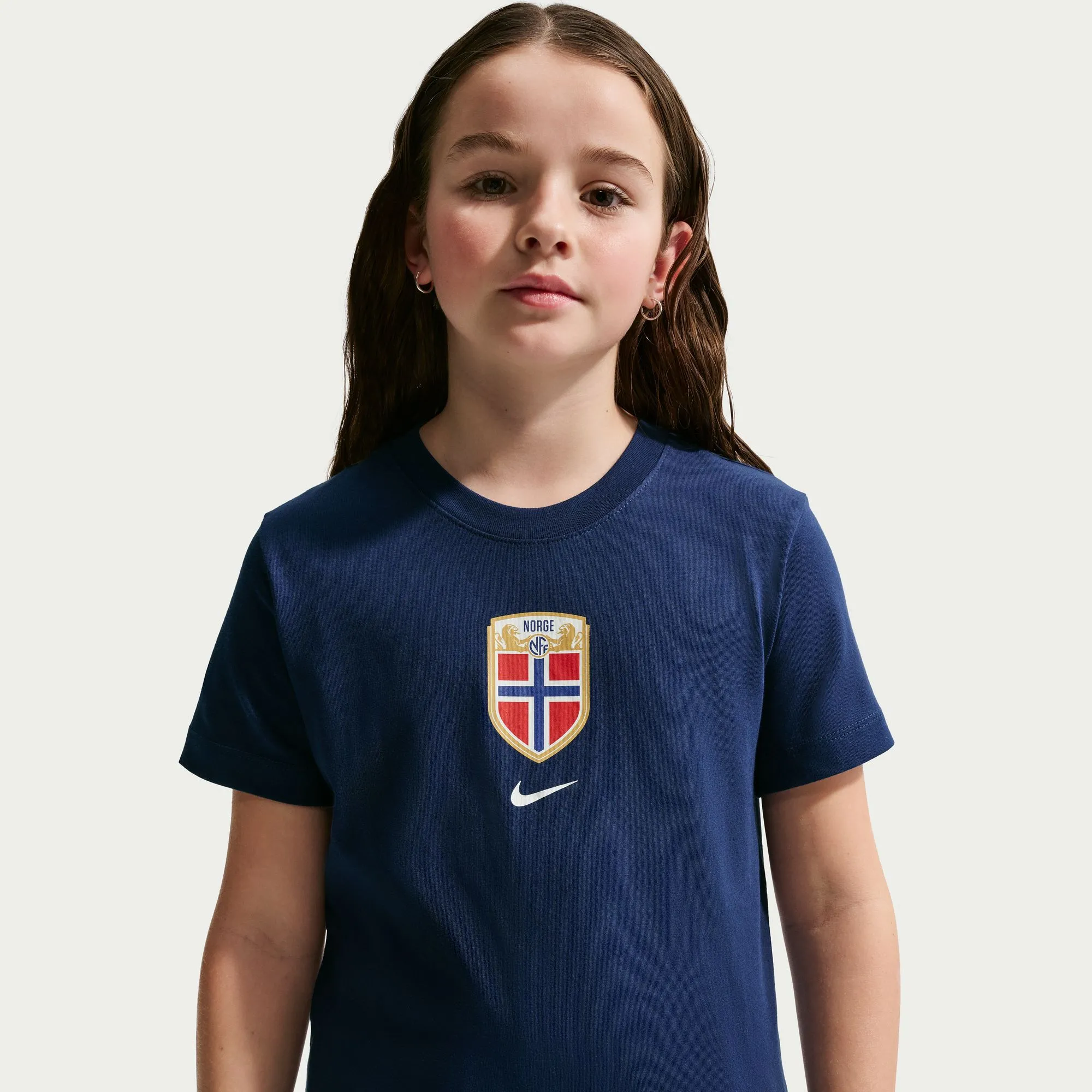 Nike 2026 Norway Youth Crest Tee - Image 3