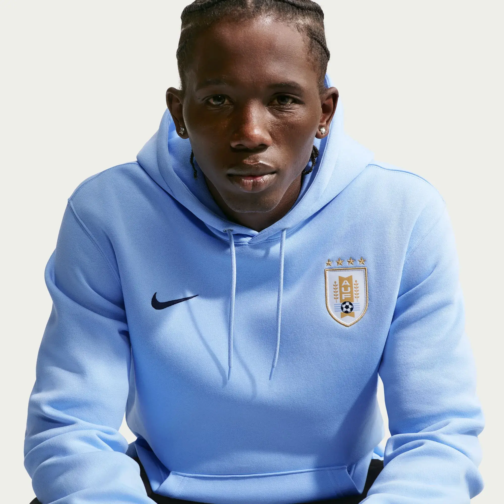 Nike 2026 Uruguay Men's Club Pullover Hoodie - Image 4