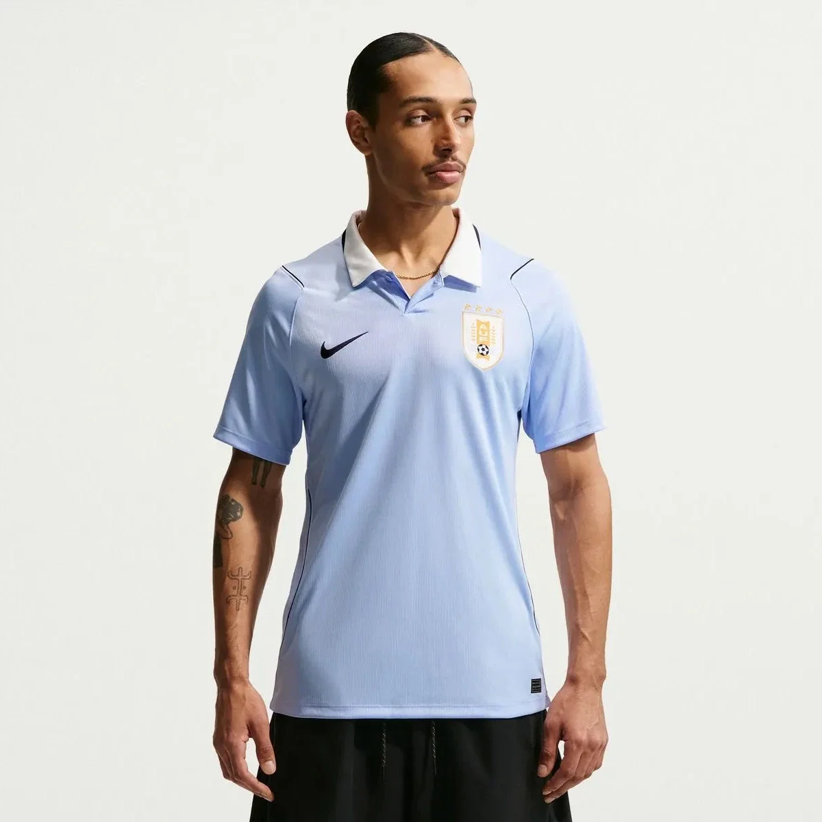 Nike 2026 Uruguay Men's Stadium Home Soccer Jersey - Image 3