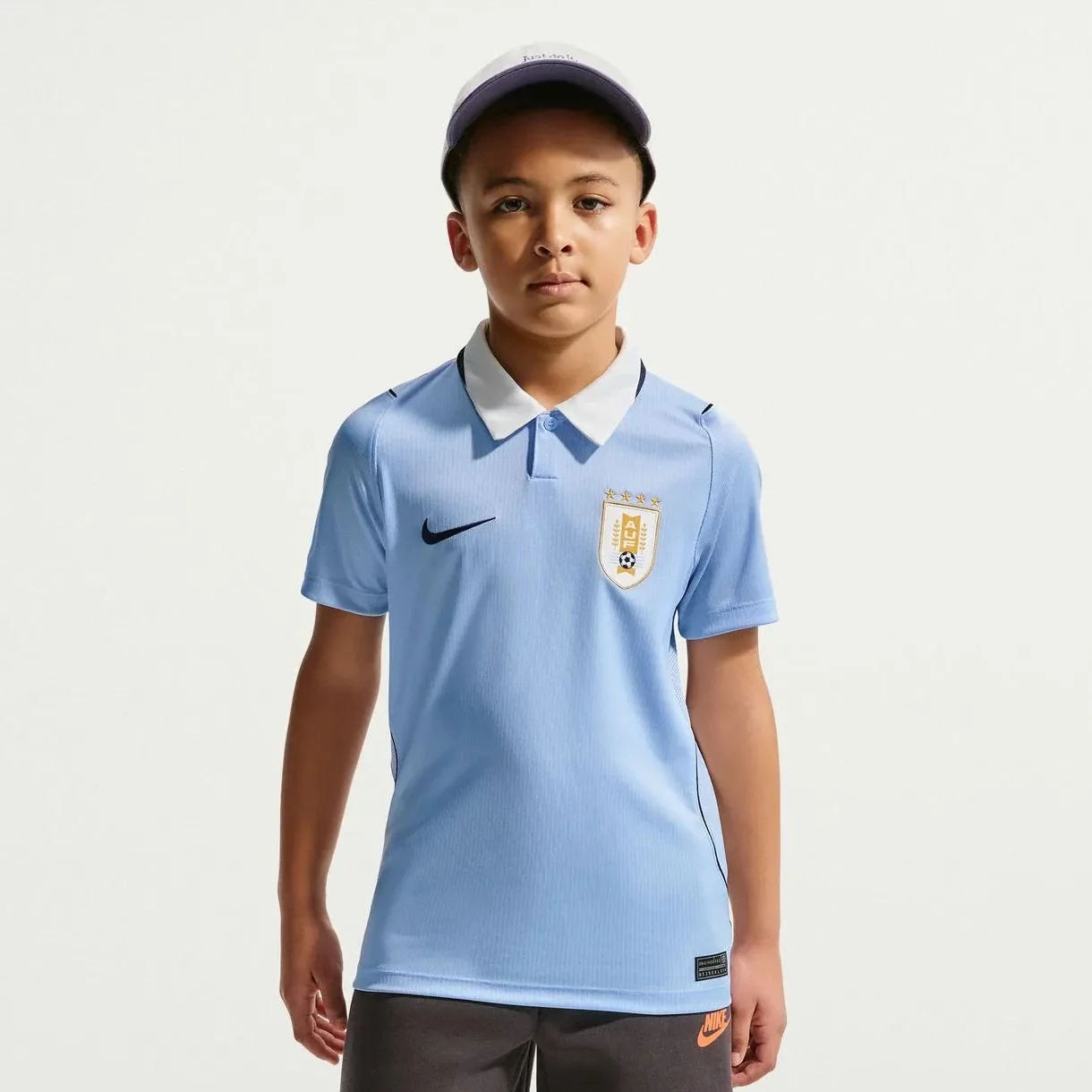 Nike 2026 Uruguay Youth Stadium Home Soccer Jersey