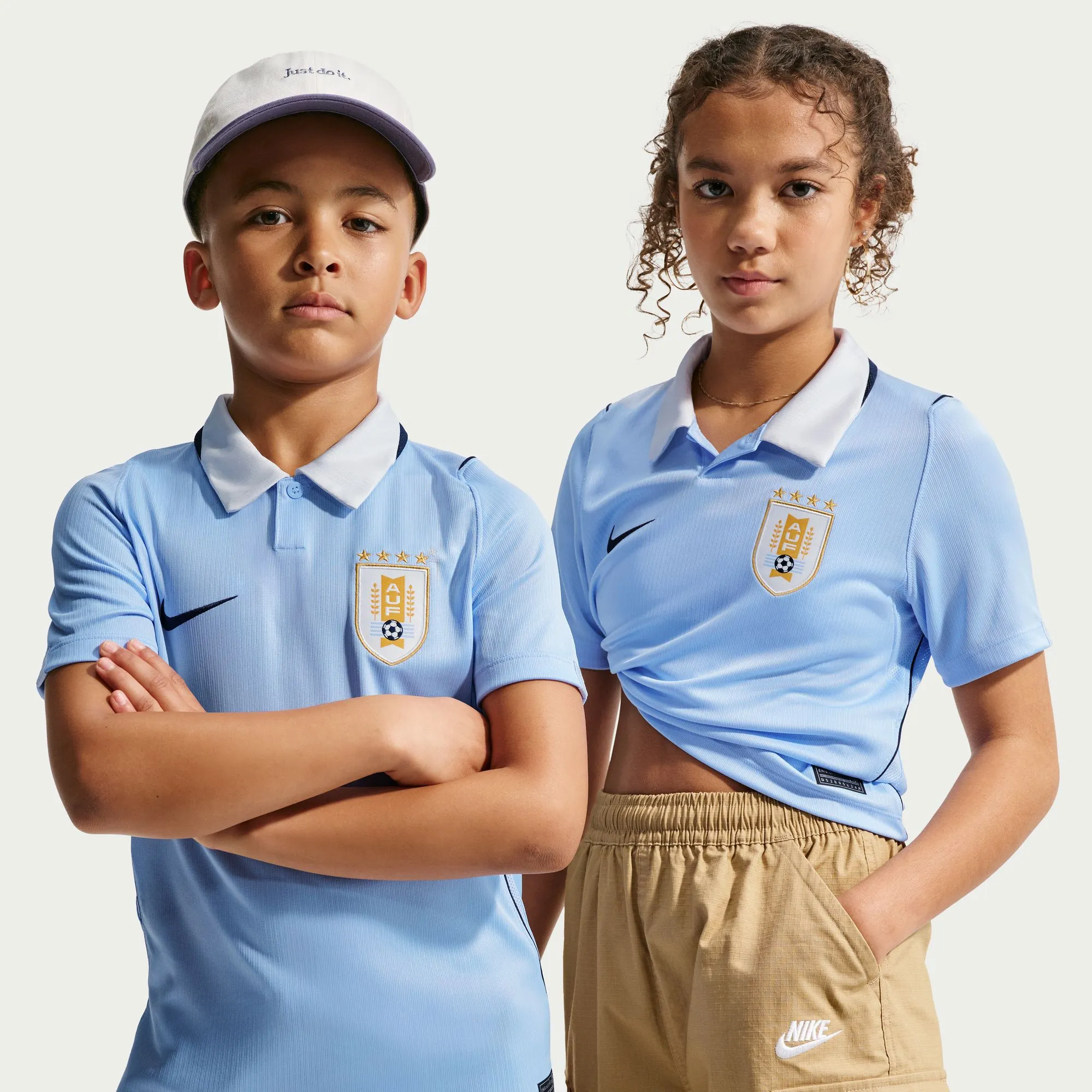 Nike 2026 Uruguay Youth Stadium Home Soccer Jersey - Image 3