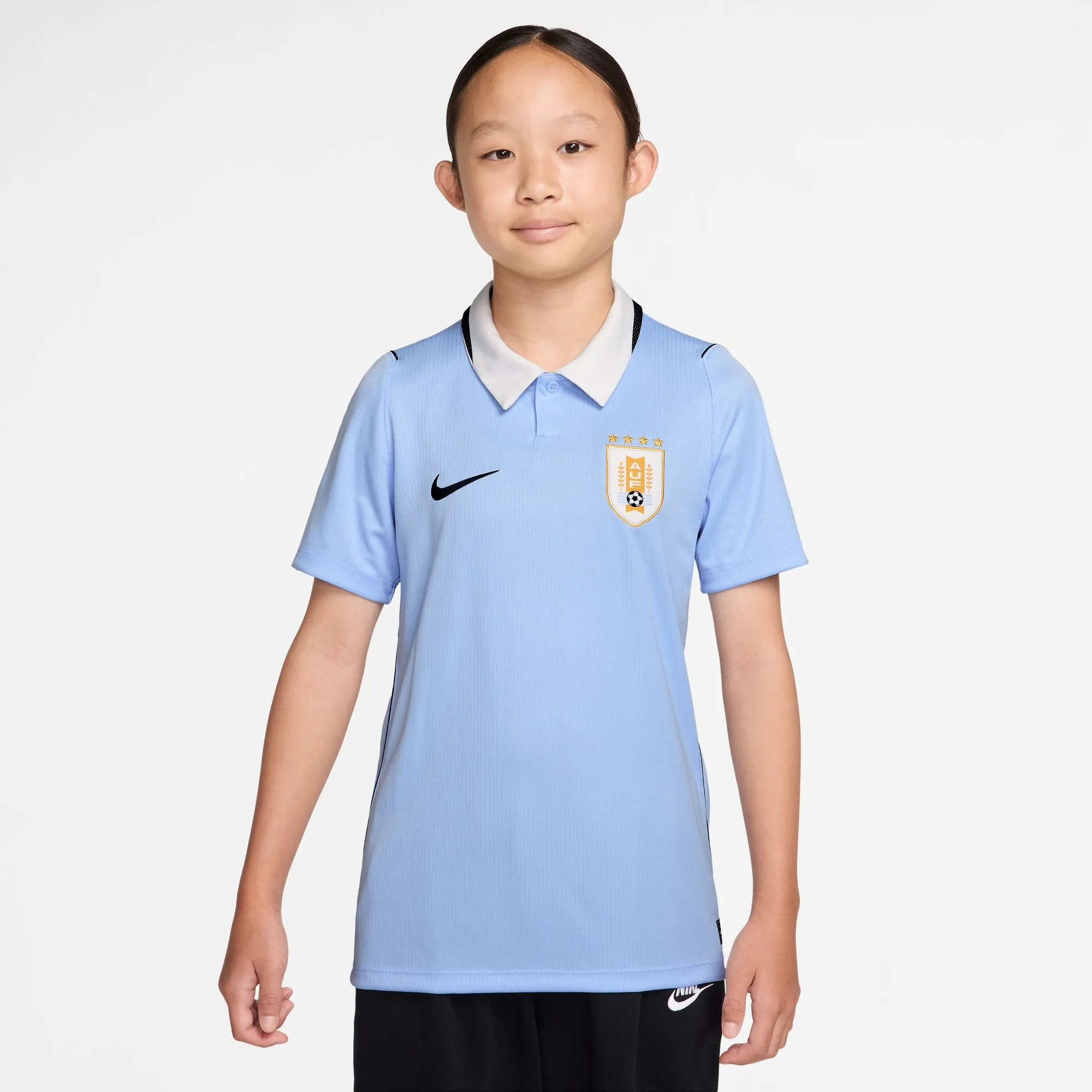 Nike 2026 Uruguay Youth Stadium Home Soccer Jersey - Image 4